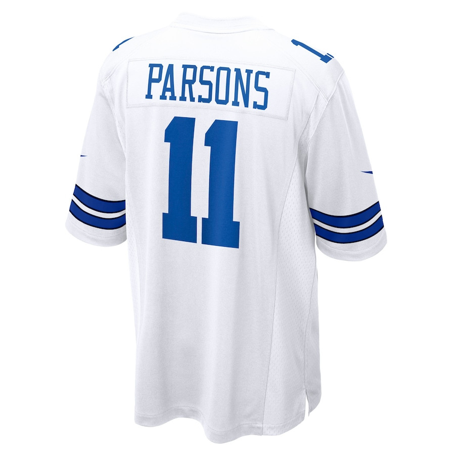 Micah Parsons 11 Dallas Cowboys Game White NFL Jersey Men's