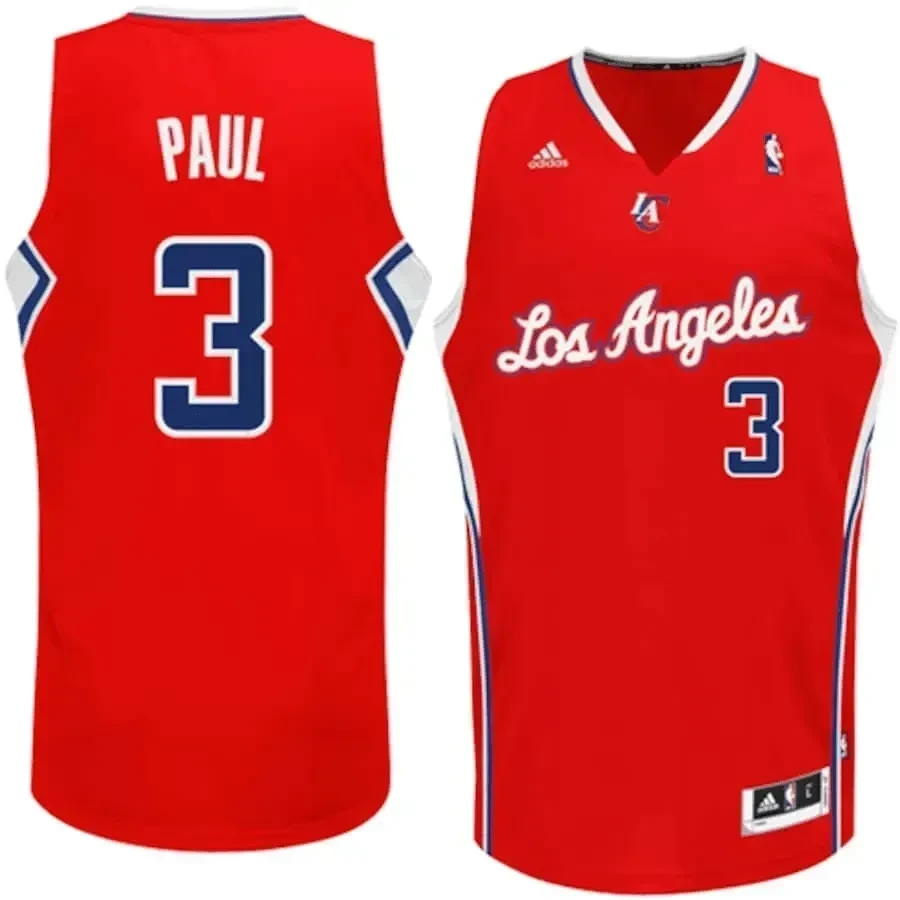 Chris Paul Los Angeles Clippers Swingman Road Red NBA Jersey Men's