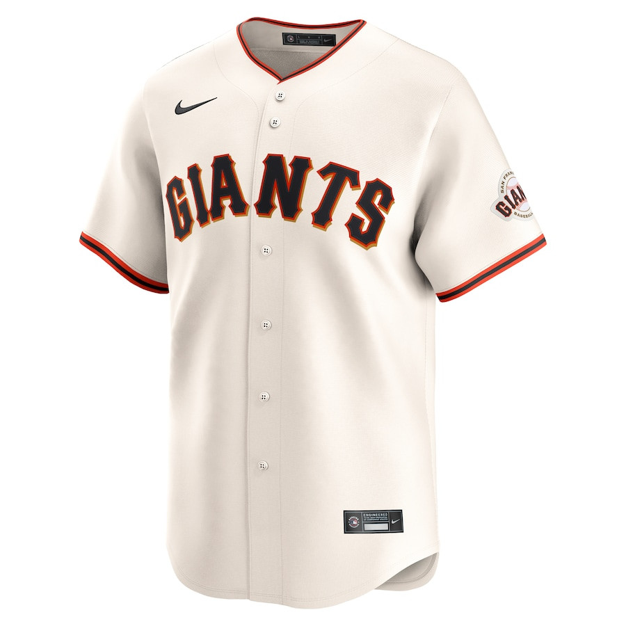 Patrick Bailey 14 San Francisco Giants Home Limited Cream MLB Jersey Men's