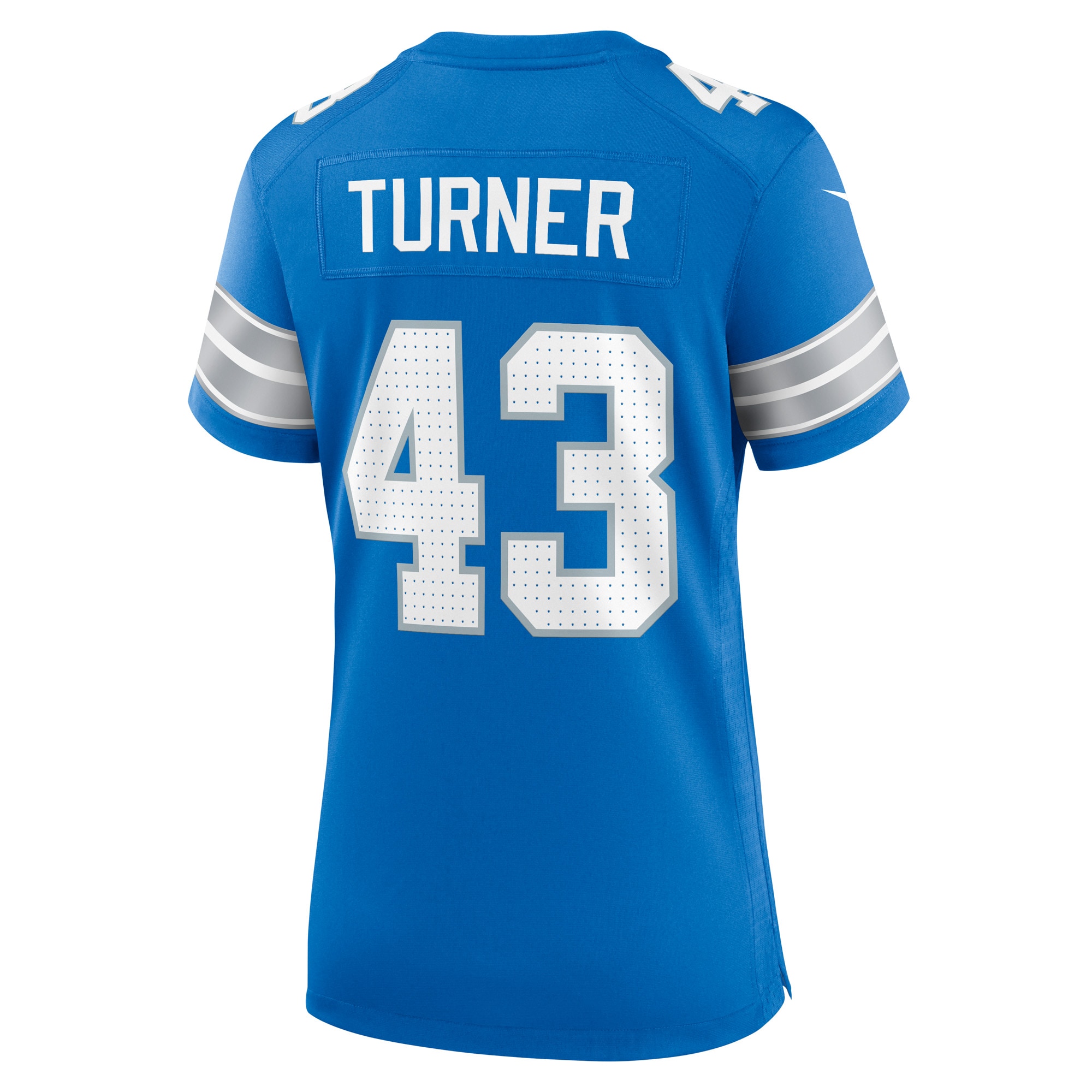 Detroit Lions James Turner Blue Game NFL Jersey Women's