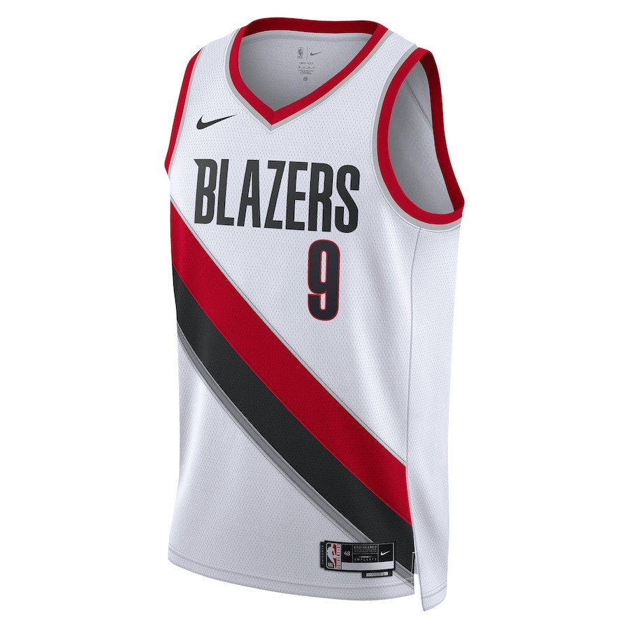Jerami Grant 9 Portland Trail Blazers Unisex Swingman Association Editio White NBA Jersey Unisex