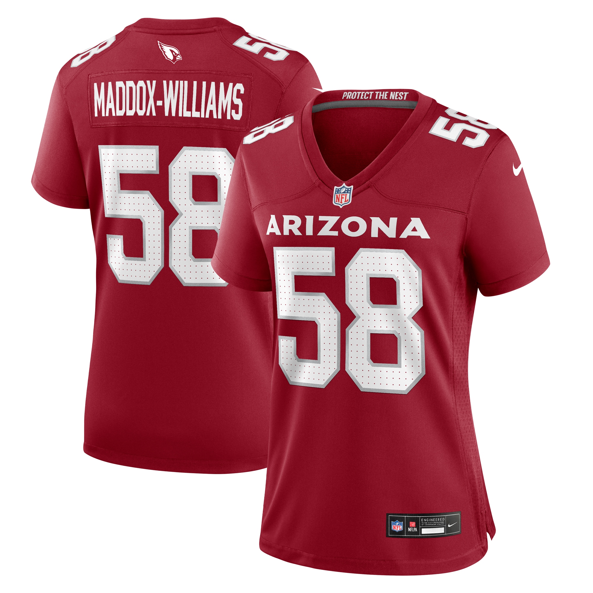 Arizona Cardinals Tyreek Maddox-Williams Cardinal Game NFL Jersey Women's