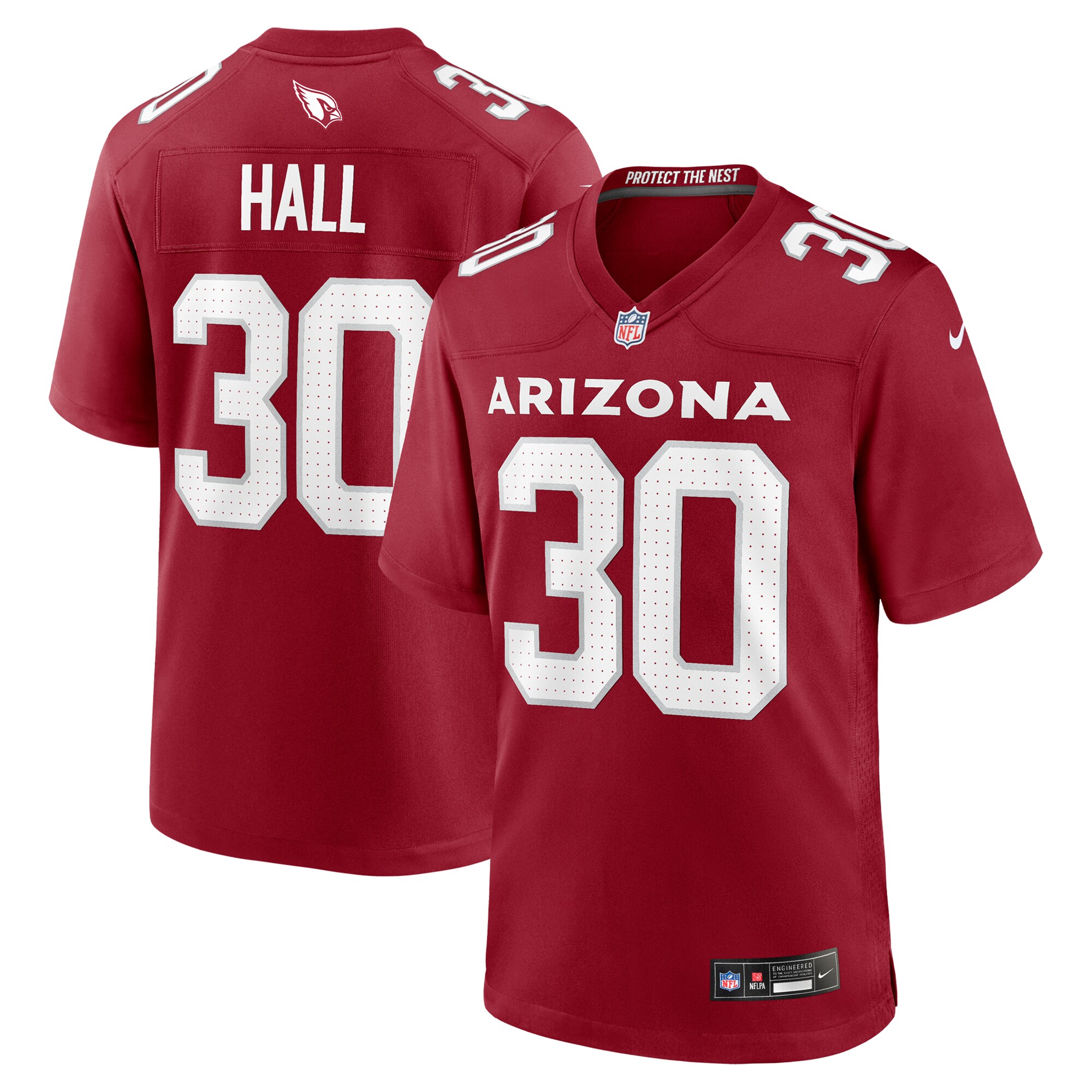 Arizona Cardinals Darren Hall Cardinal Team Game NFL Jersey Men's