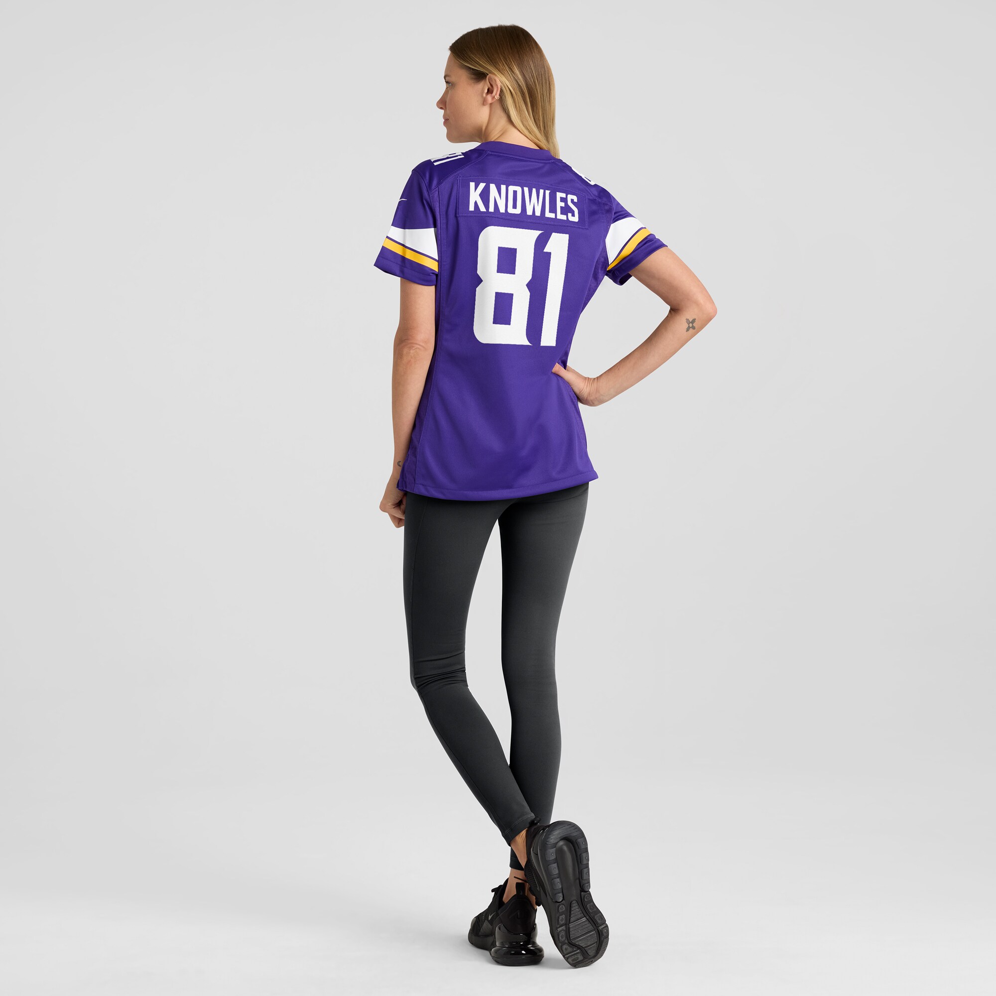 Minnesota Vikings Malik Knowles Purple Team Game NFL Jersey Women's