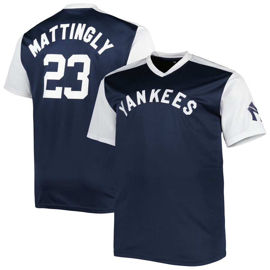 Don Mattingly New York Yankees Cooperstown Collection Player Jersey Navy/White