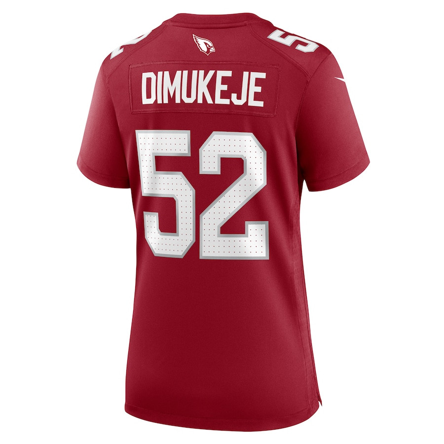Victor Dimukeje 52 Arizona Cardinals Game Cardinal NFL Jersey Women's