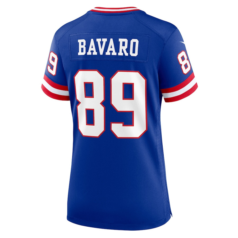 Mark Bavaro 89 New York Giants Classic Retired Game Royal NFL Jersey Women's