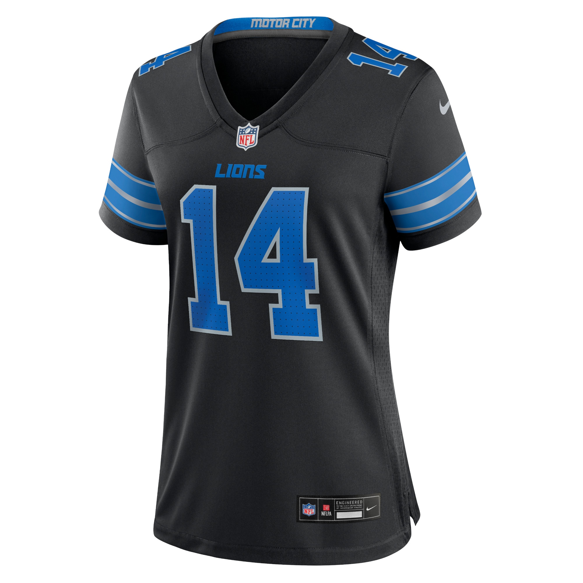 Detroit Lions Amon-Ra St. Brown Black 2nd Alternate Game NFL Jersey Women's
