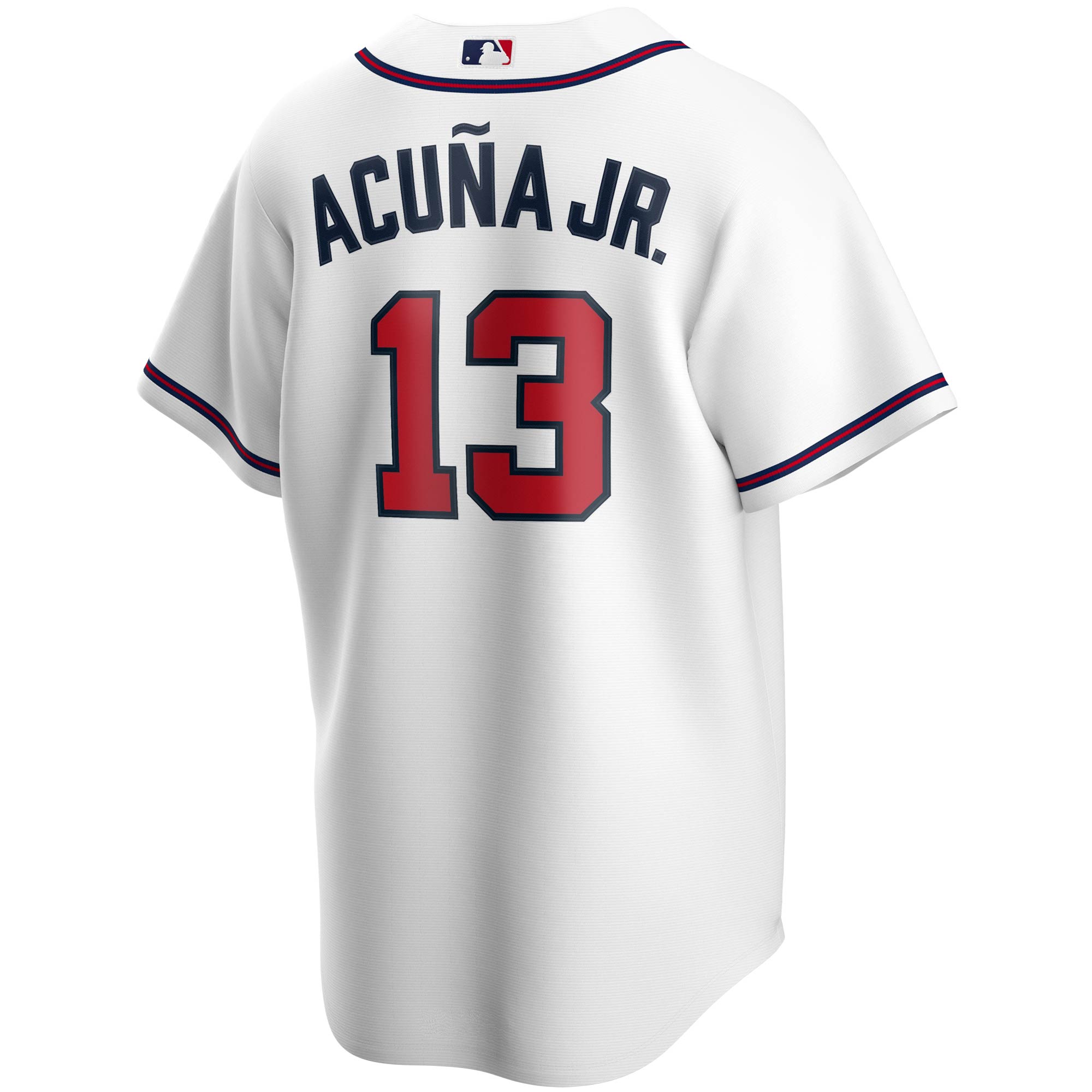 Atlanta Braves Ronald Acu?a Jr. White Alternate Player MLB Jersey Youth
