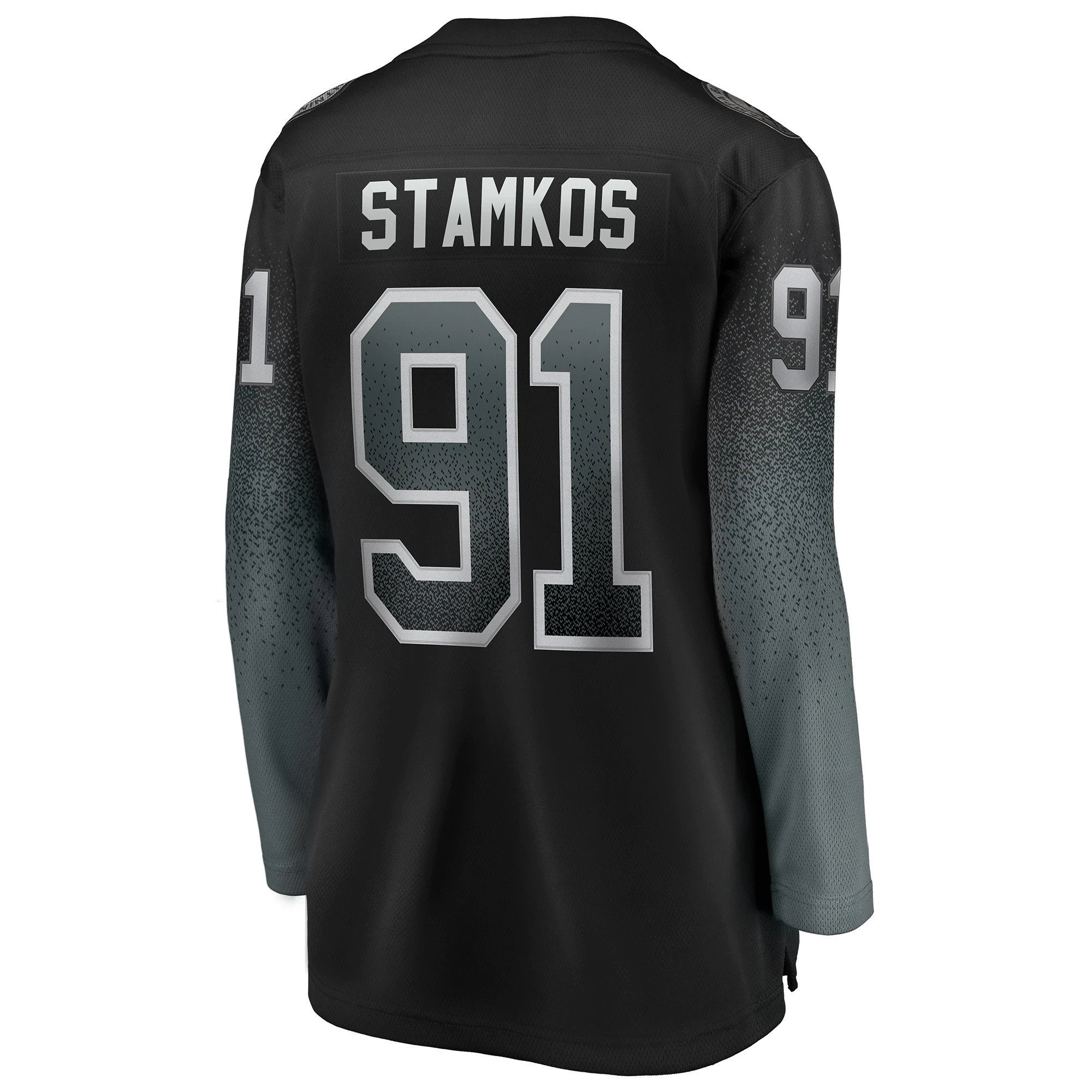 Tampa Bay Lightning Steven Stamkos Black Alternate Breakaway Player NHL Jersey Women's