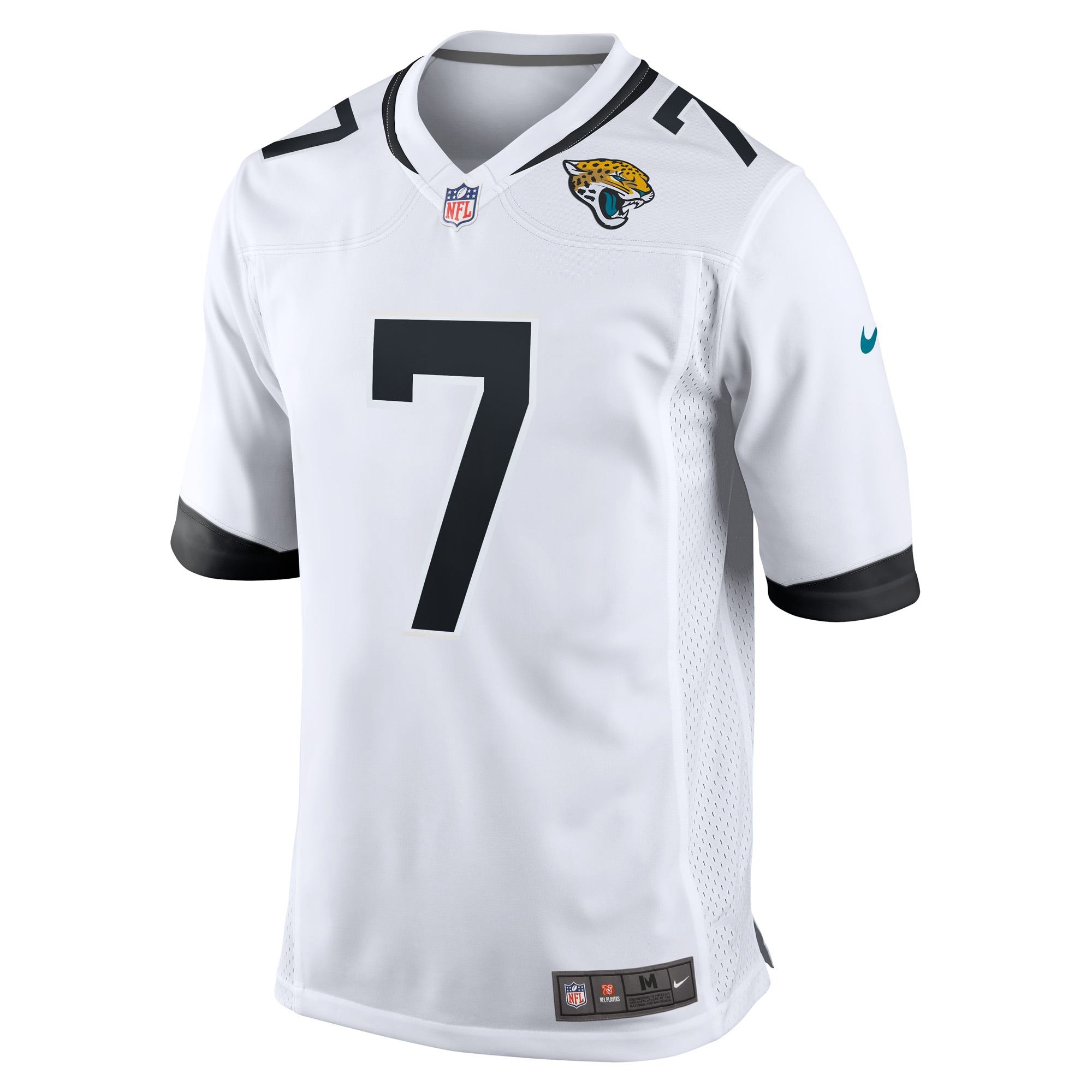 Jacksonville Jaguars Byron Leftwich White Retired Player Game NFL Jersey Men's