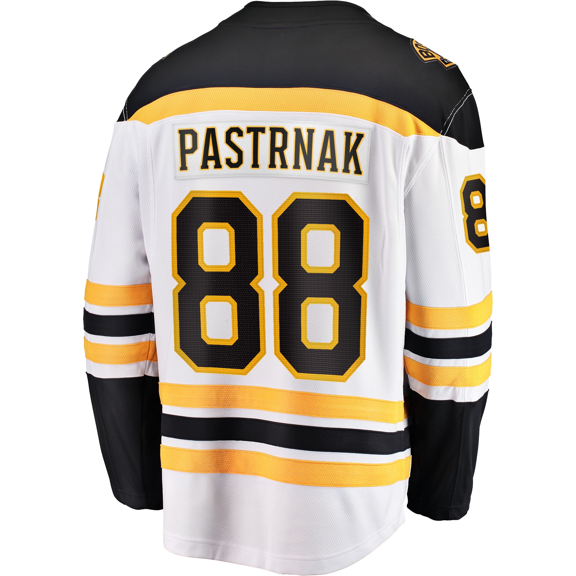 Boston Bruins David Pastrnak White Away Premier Breakaway Player NHL Jersey Men's