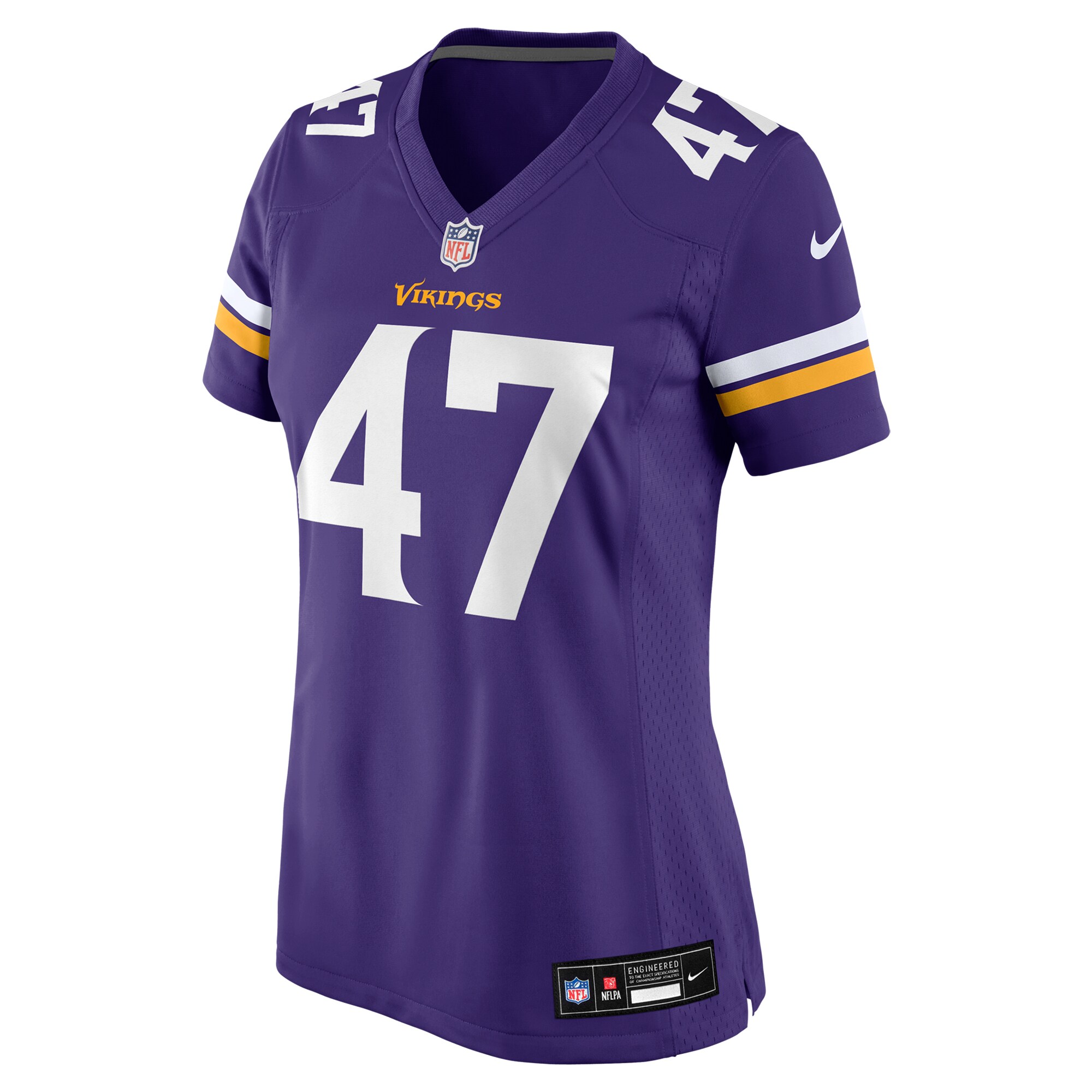 Minnesota Vikings Jake McQuaide Purple Game NFL Jersey Women's
