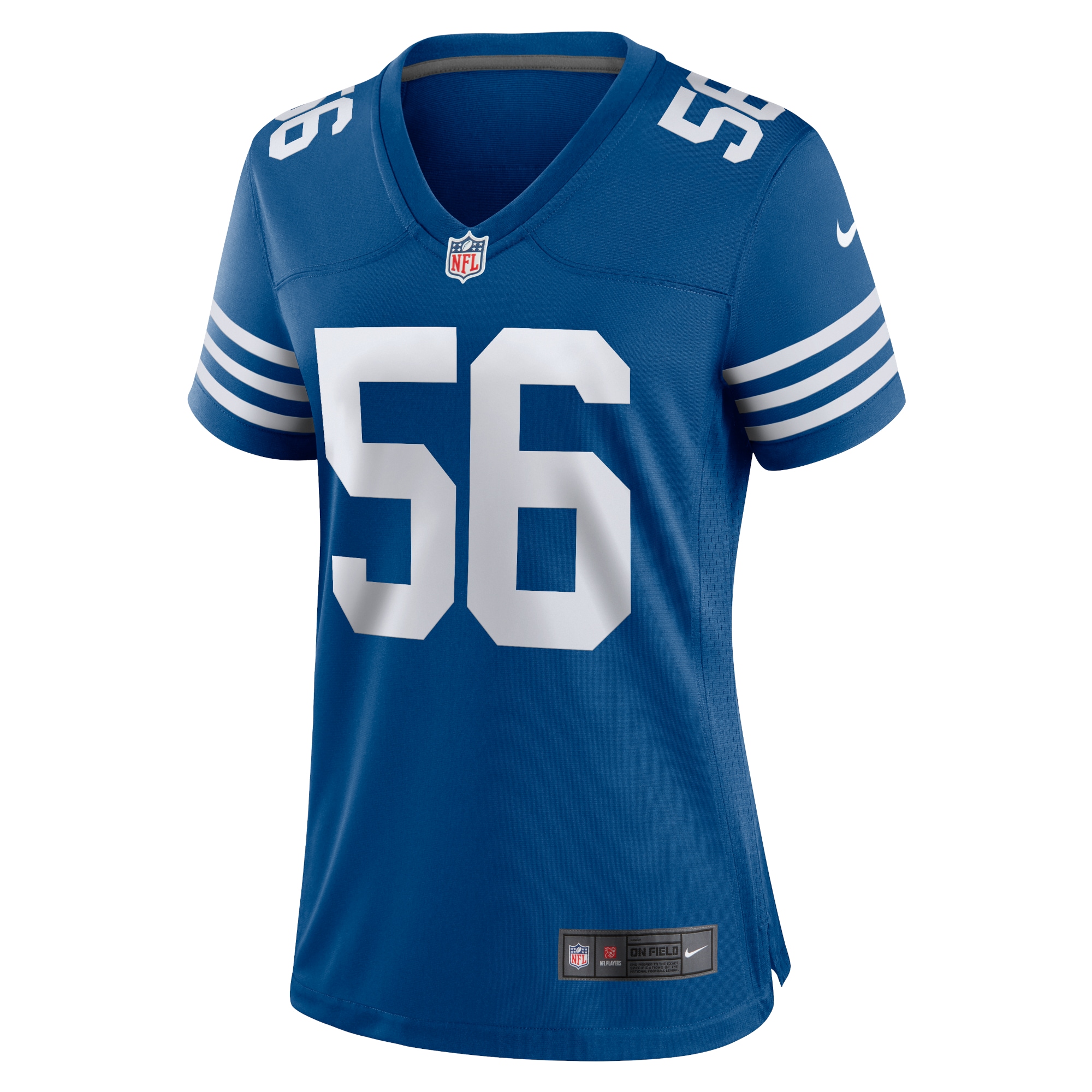 Indianapolis Colts Quenton Nelson Royal Alternate Game NFL Jersey Women's