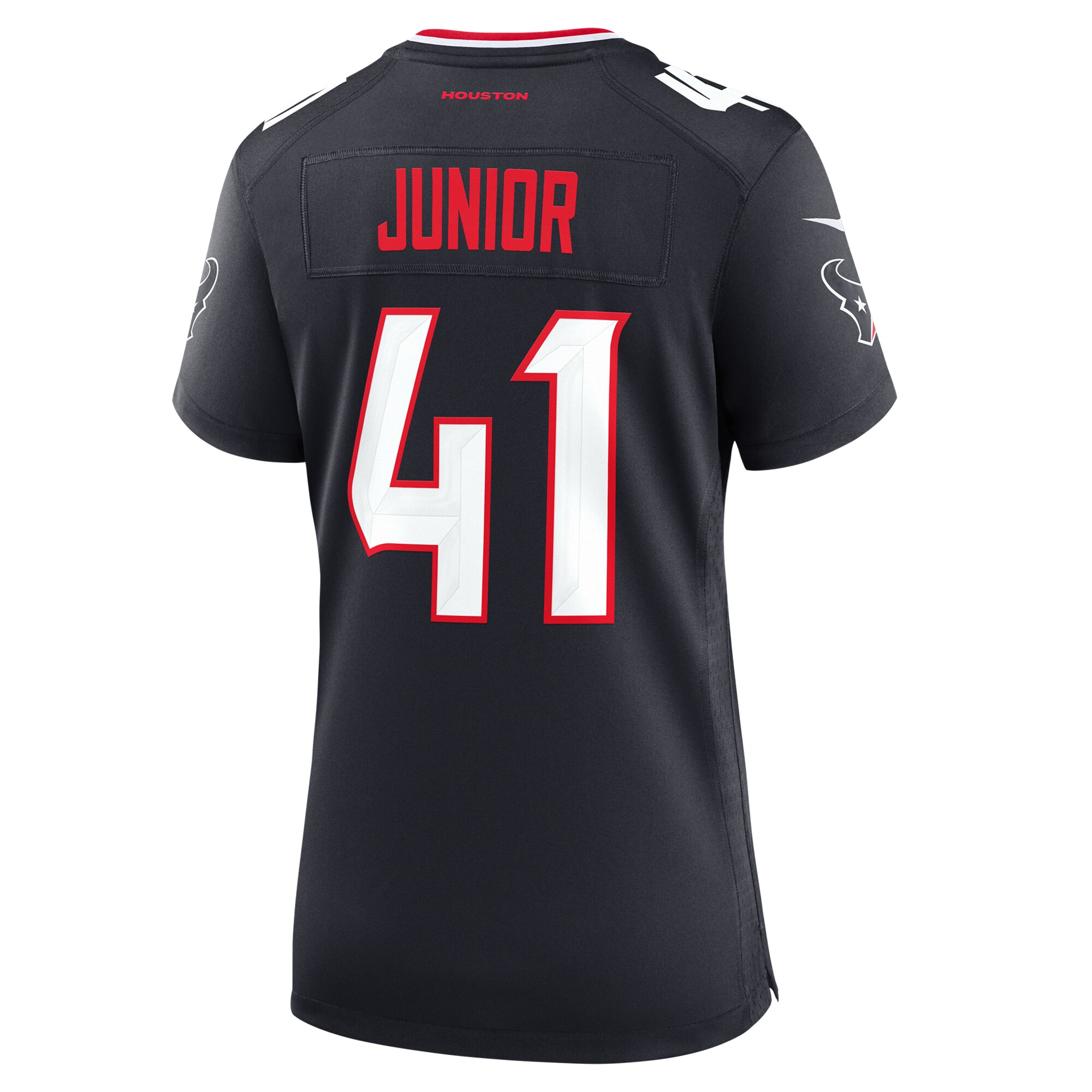 Houston Texans Gregory Junior Navy Team Game NFL Jersey Women's