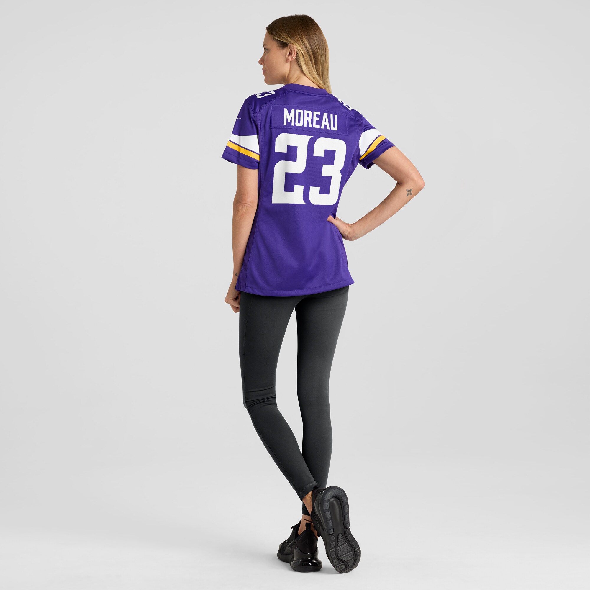 Minnesota Vikings Fabian Moreau Purple Game NFL Jersey Women's