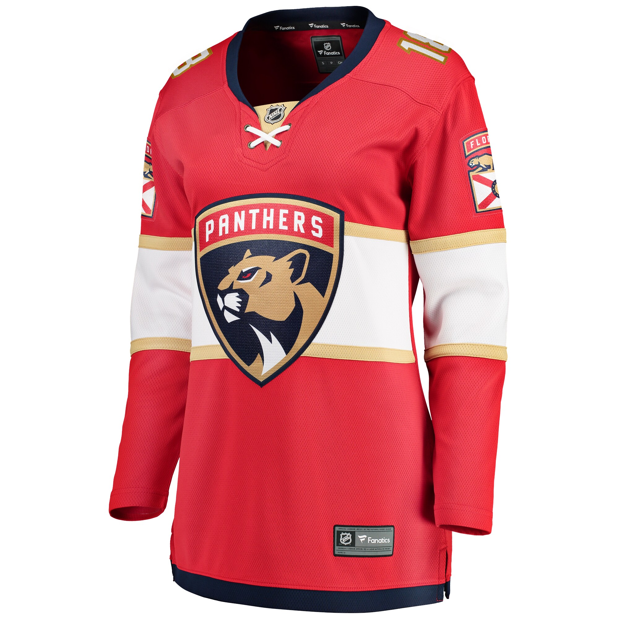Florida Panthers Steven Lorentz Red Home Breakaway Player NHL Jersey Women's
