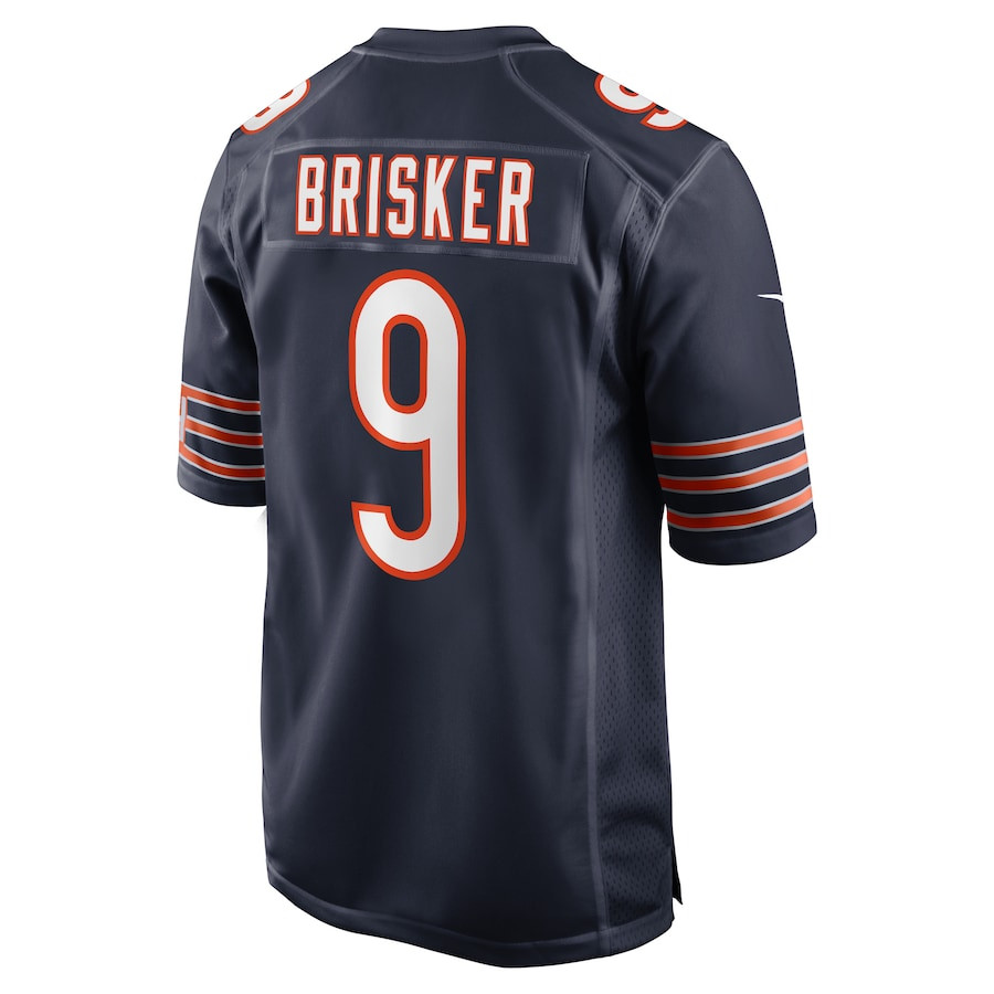 Jaquan Brisker 9 Chicago Bears Game Navy NFL Jersey Men's