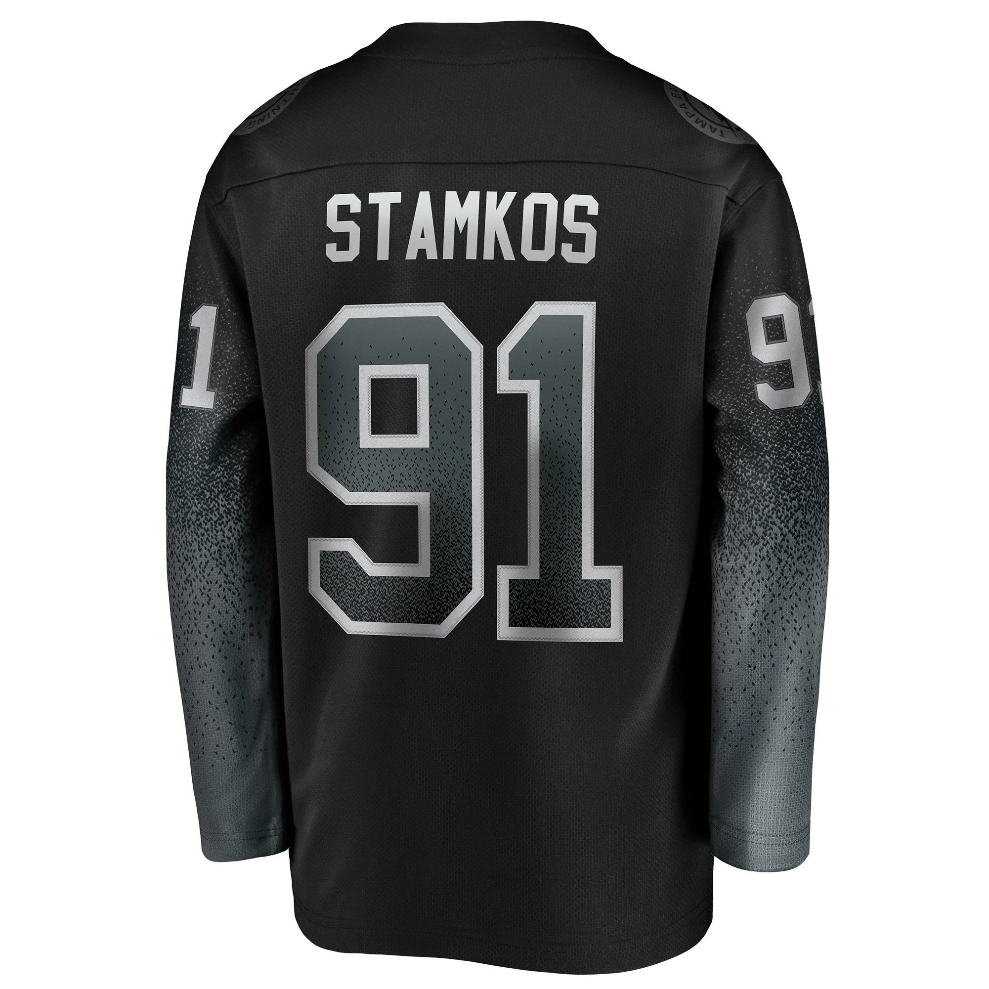 Tampa Bay Lightning Steven Stamkos Black Alternate Breakaway Player NHL Jersey Youth