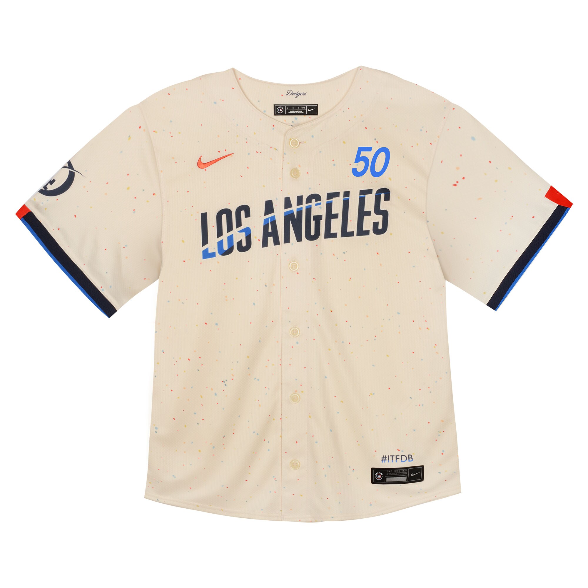 Infant Los Angeles Dodgers Mookie Betts Cream 2024 City Connect Limited Player MLB Jersey Men's