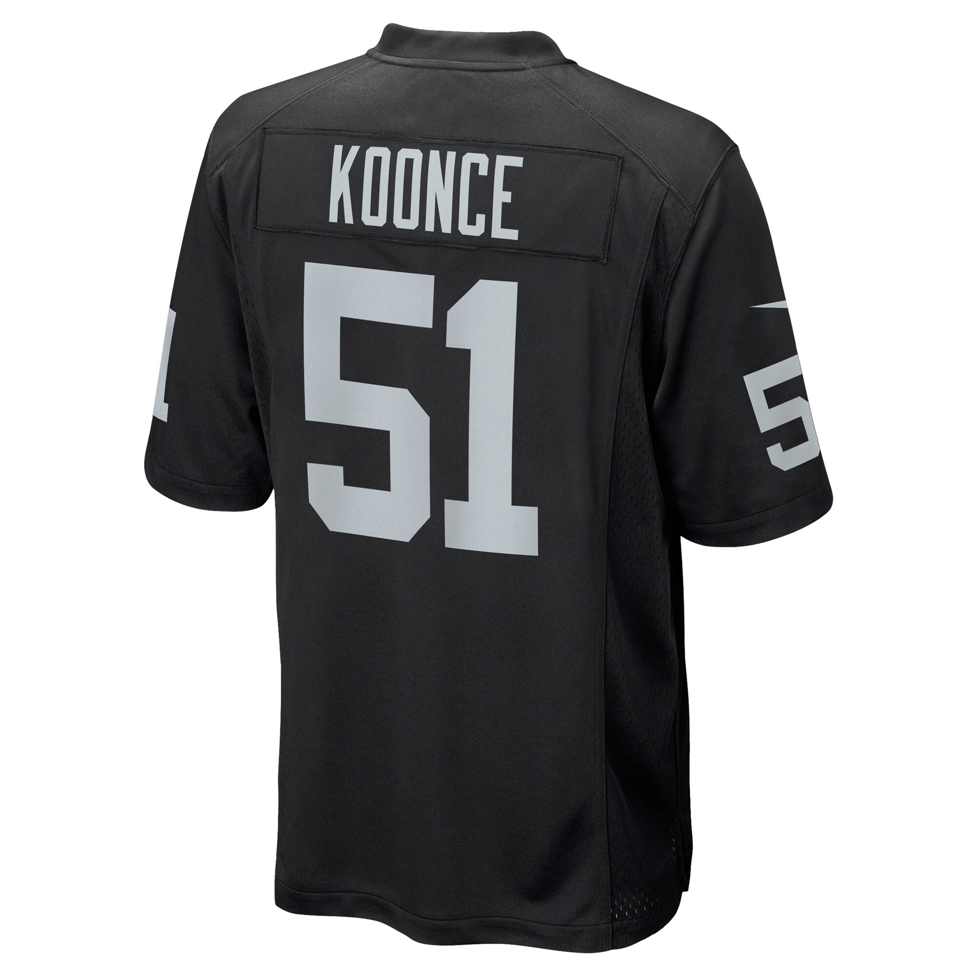 Las Vegas Raiders Malcolm Koonce Black Game NFL Jersey Men's