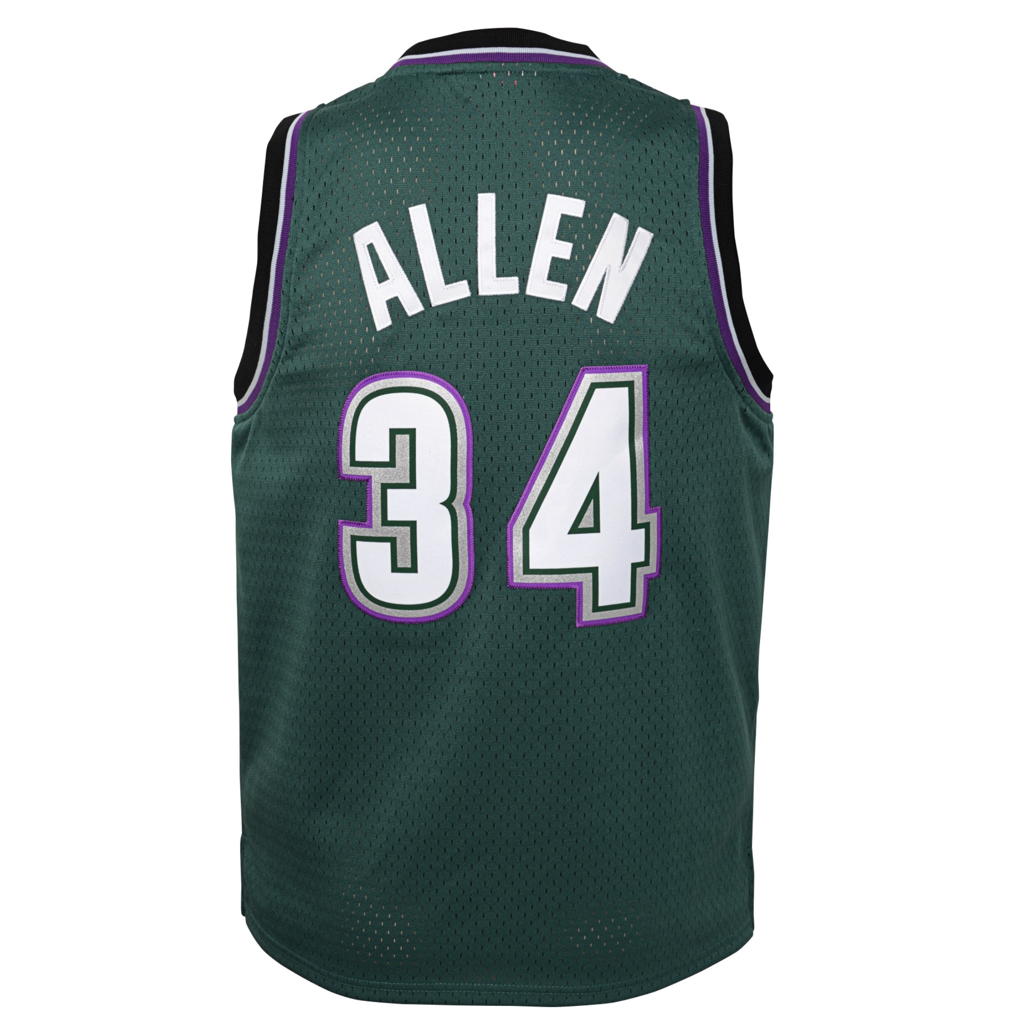 Milwaukee Bucks Ray Allen 1996-97 Hardwood Classics Swingman Fi NBA Jersey Youth