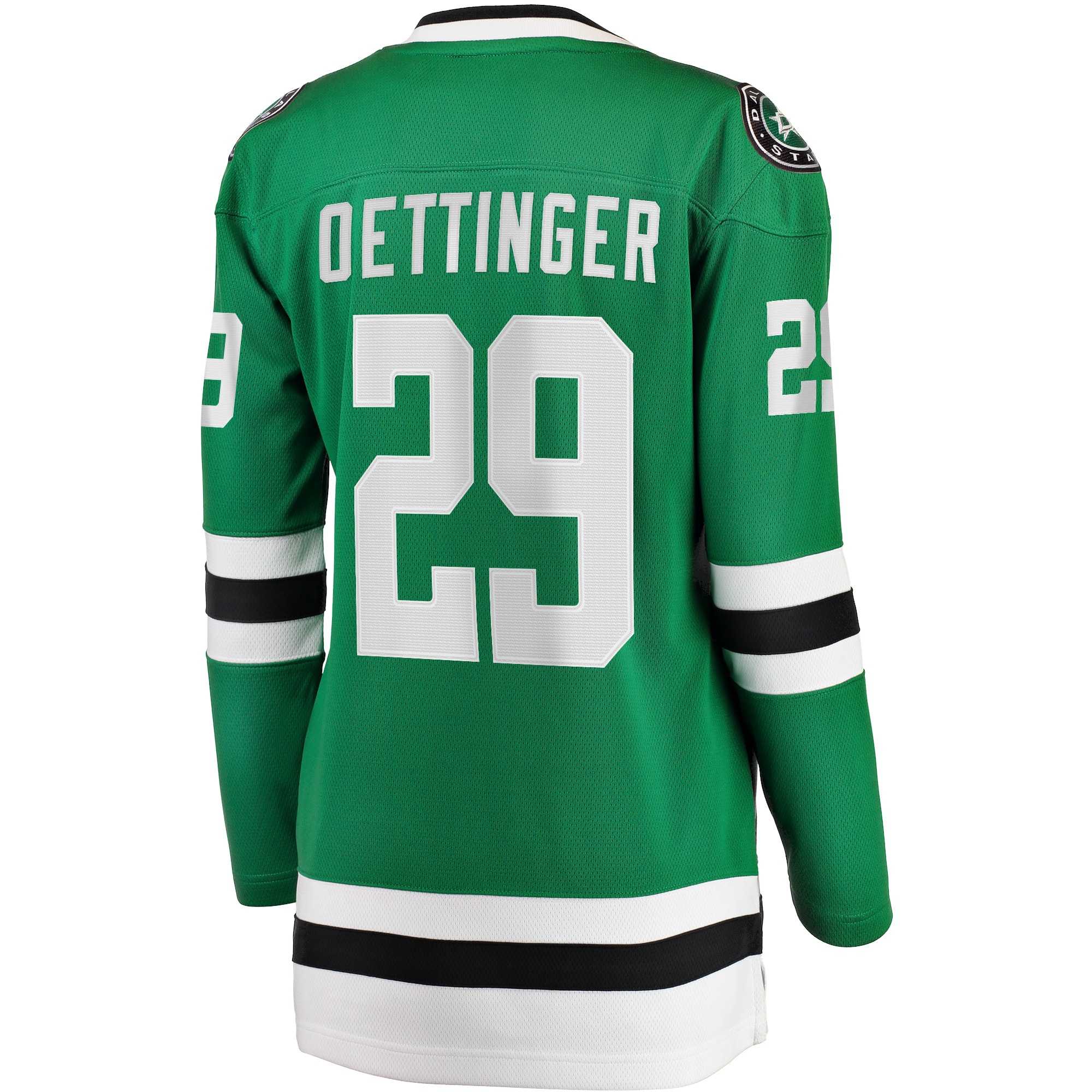 Dallas Stars Jake Oettinger Kelly Green Home Breakaway Player NHL Jersey Women's