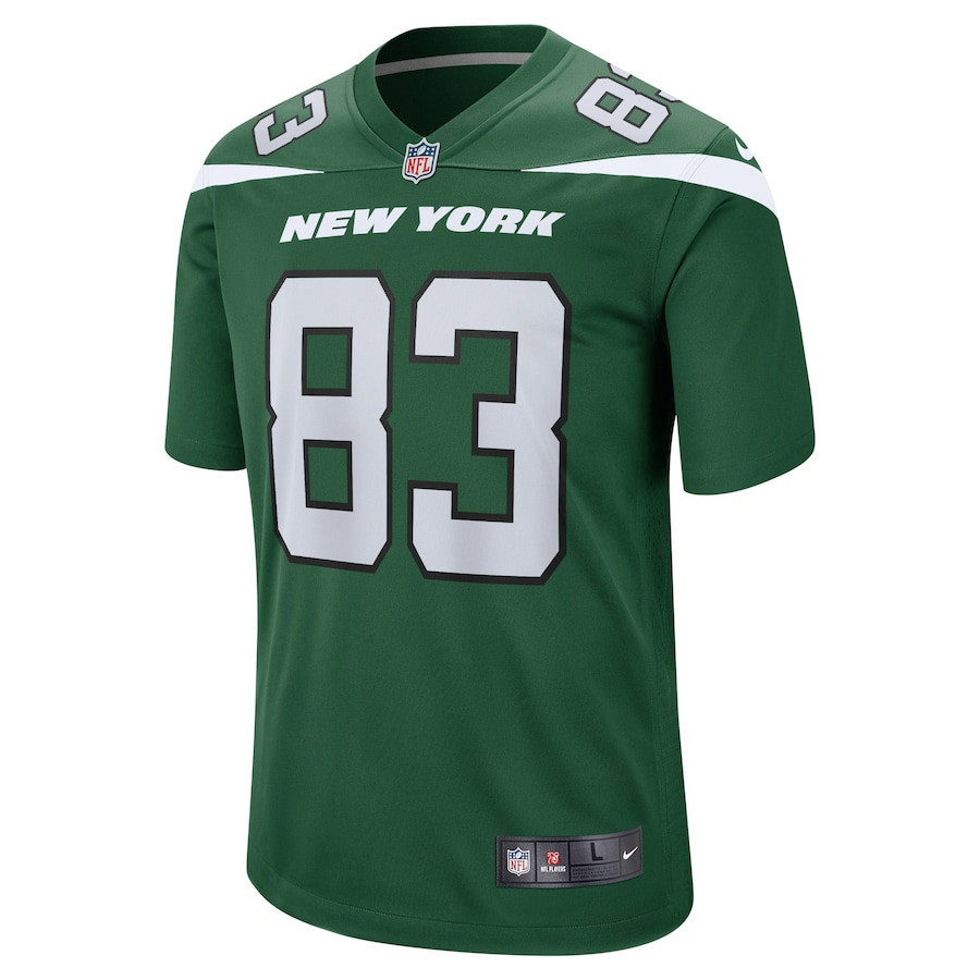 Tyler Conklin 83 New York Jets Game Gotham Green NFL Jersey Men's
