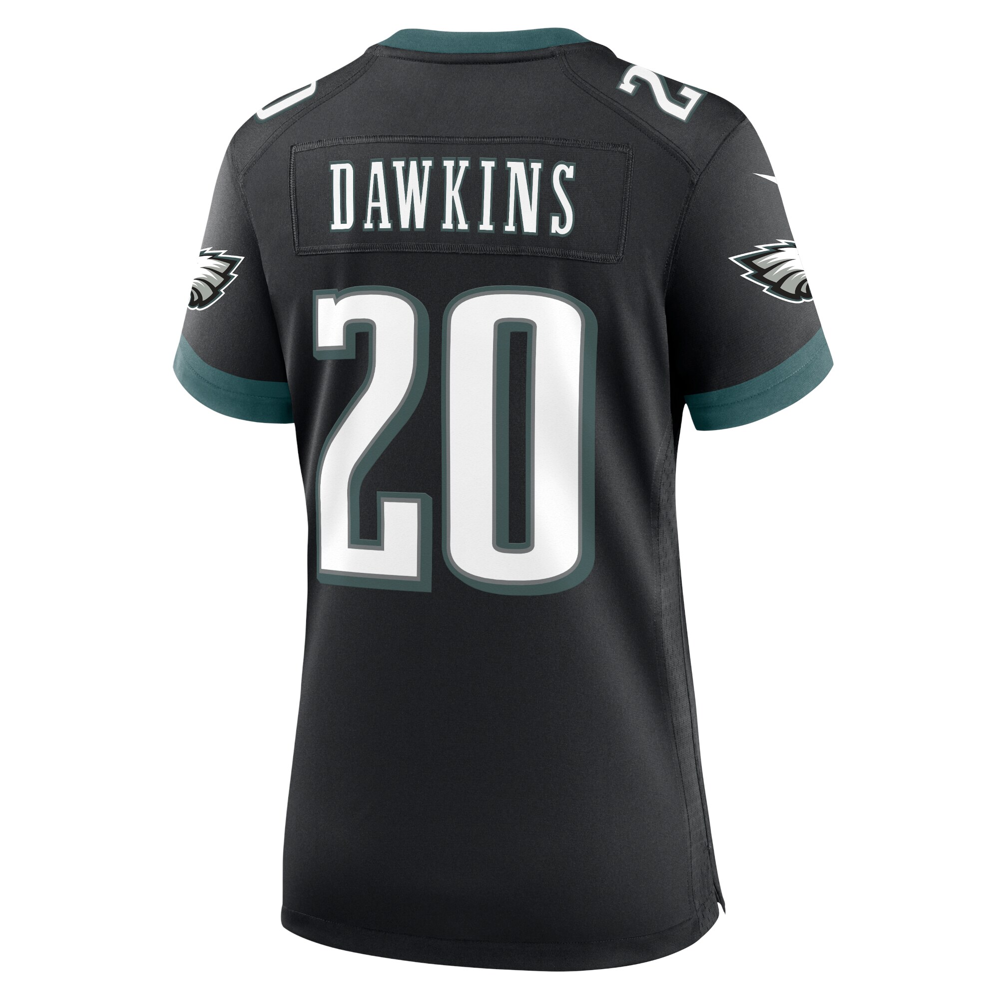 Philadelphia Eagles Brian Dawkins Black Alternate Game NFL Jersey Women's