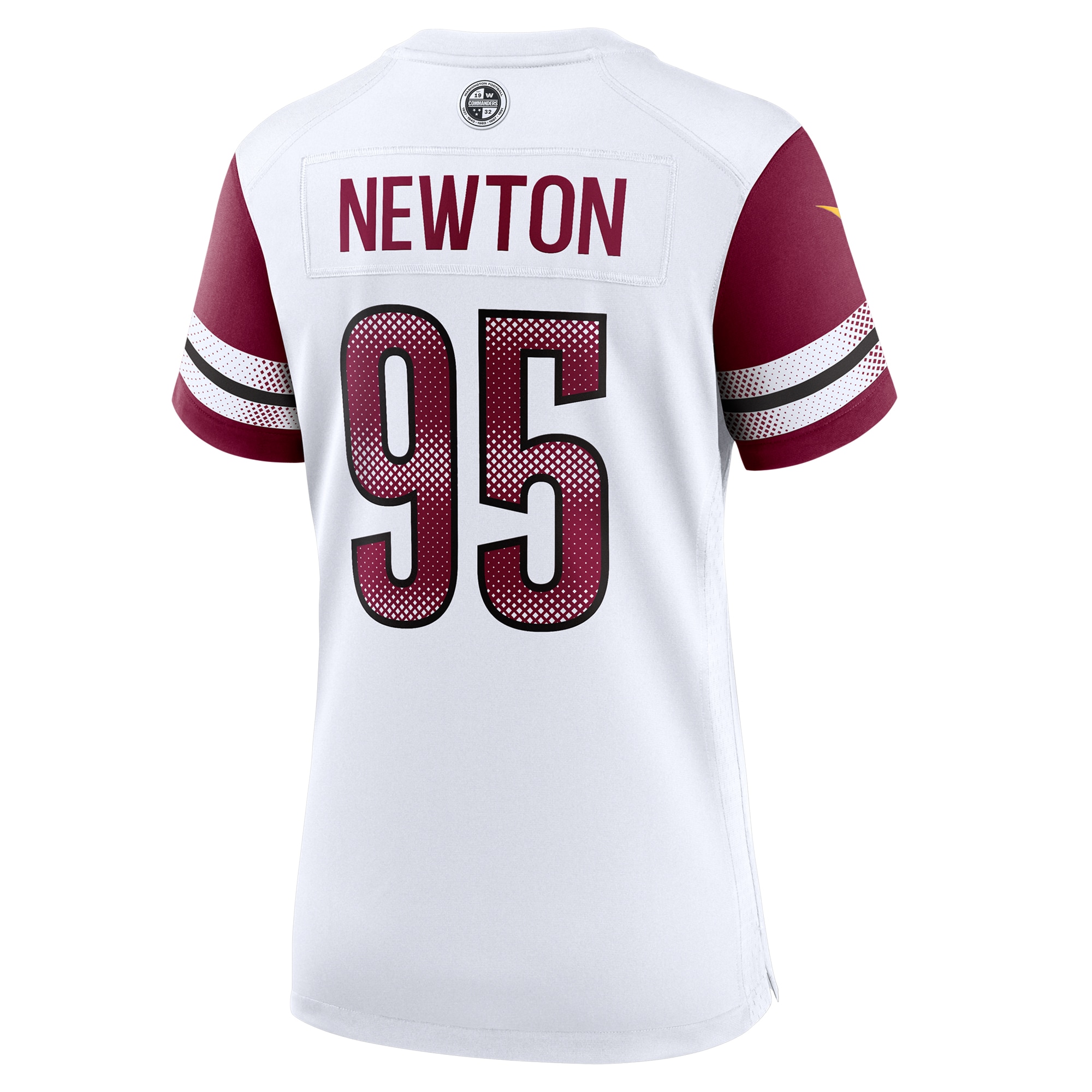 Washington Commanders Jer'Zhan Newton White Game NFL Jersey Women's