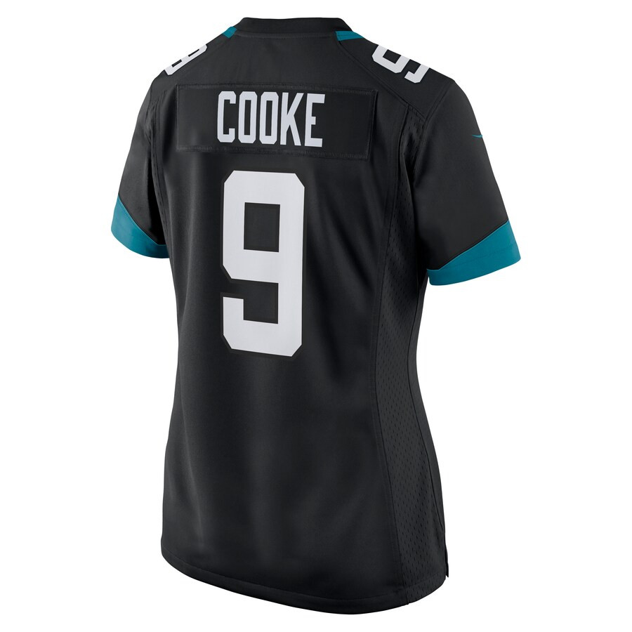 Logan Cooke 9 Jacksonville Jaguars Game Black NFL Jersey Women's
