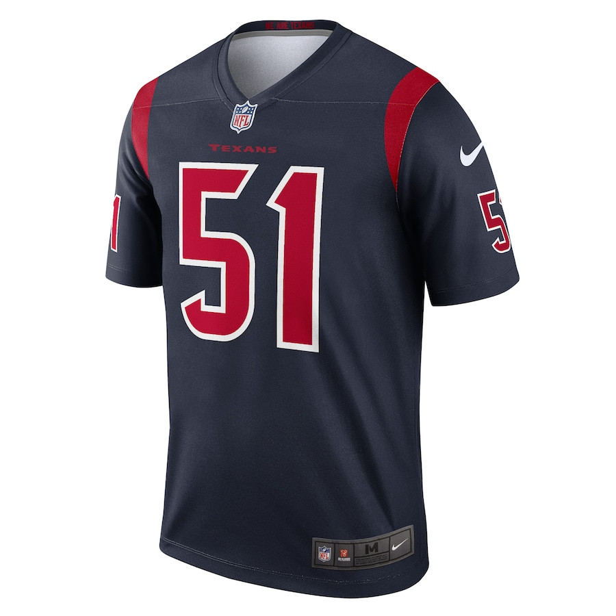 Will Anderson Jr. 51 Houston Texans Legend Navy NFL Jersey Men's