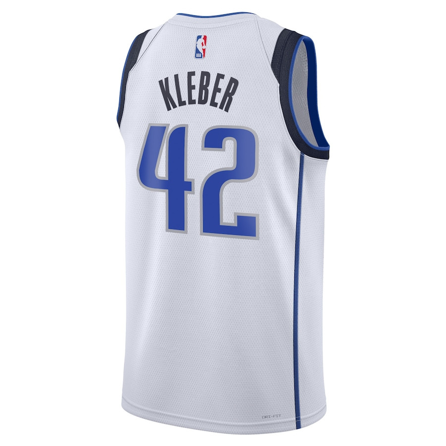 Maximillian Kleber 42 Dallas Mavericks Unisex Swingman Association Editio White NBA Jersey Unisex