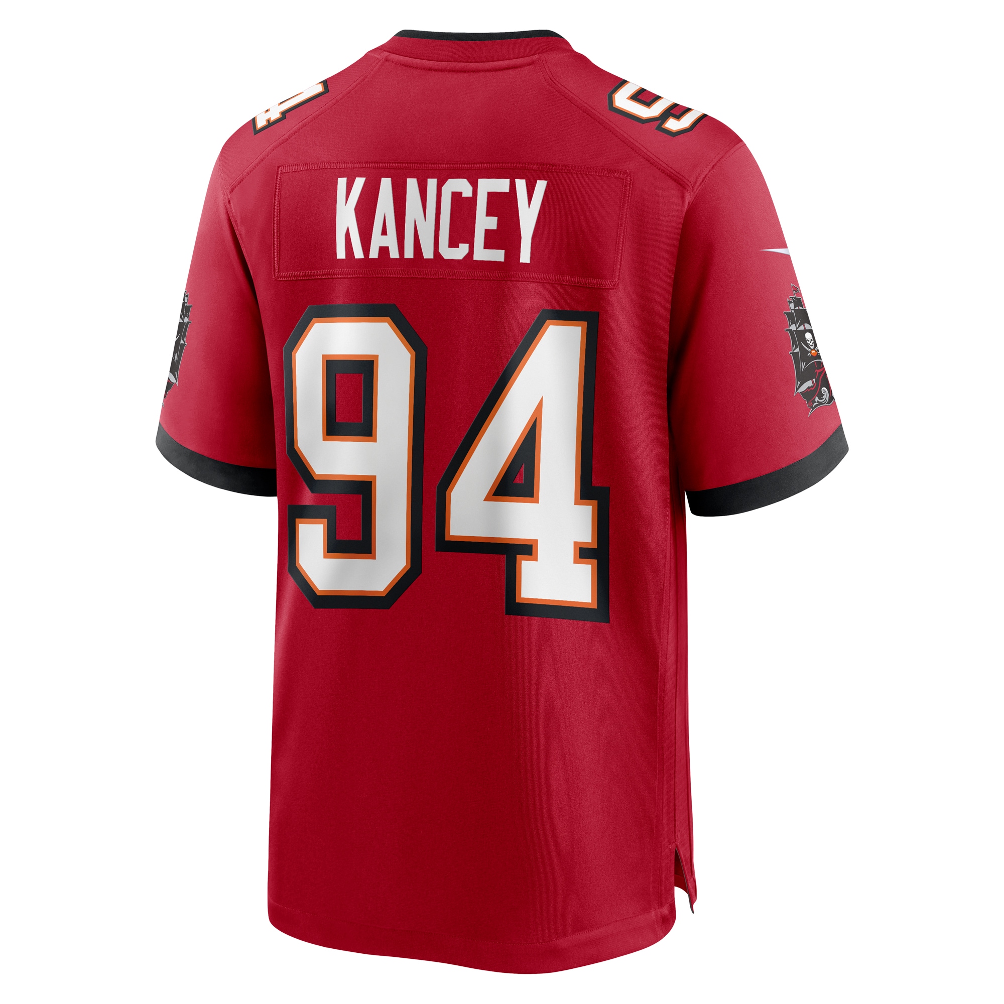 Tampa Bay Buccaneers Calijah Kancey Red Game NFL Jersey Men's