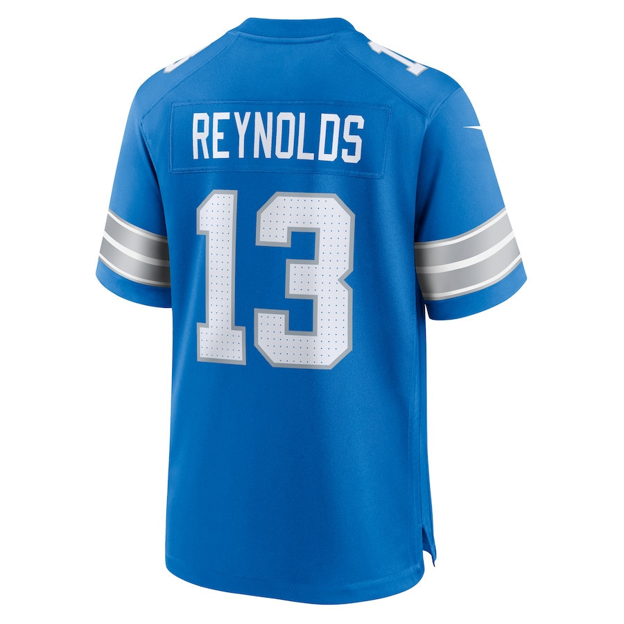 Craig Reynolds #13 Detroit Lions Super Bowl LIX Blue NFL Jersey Men's