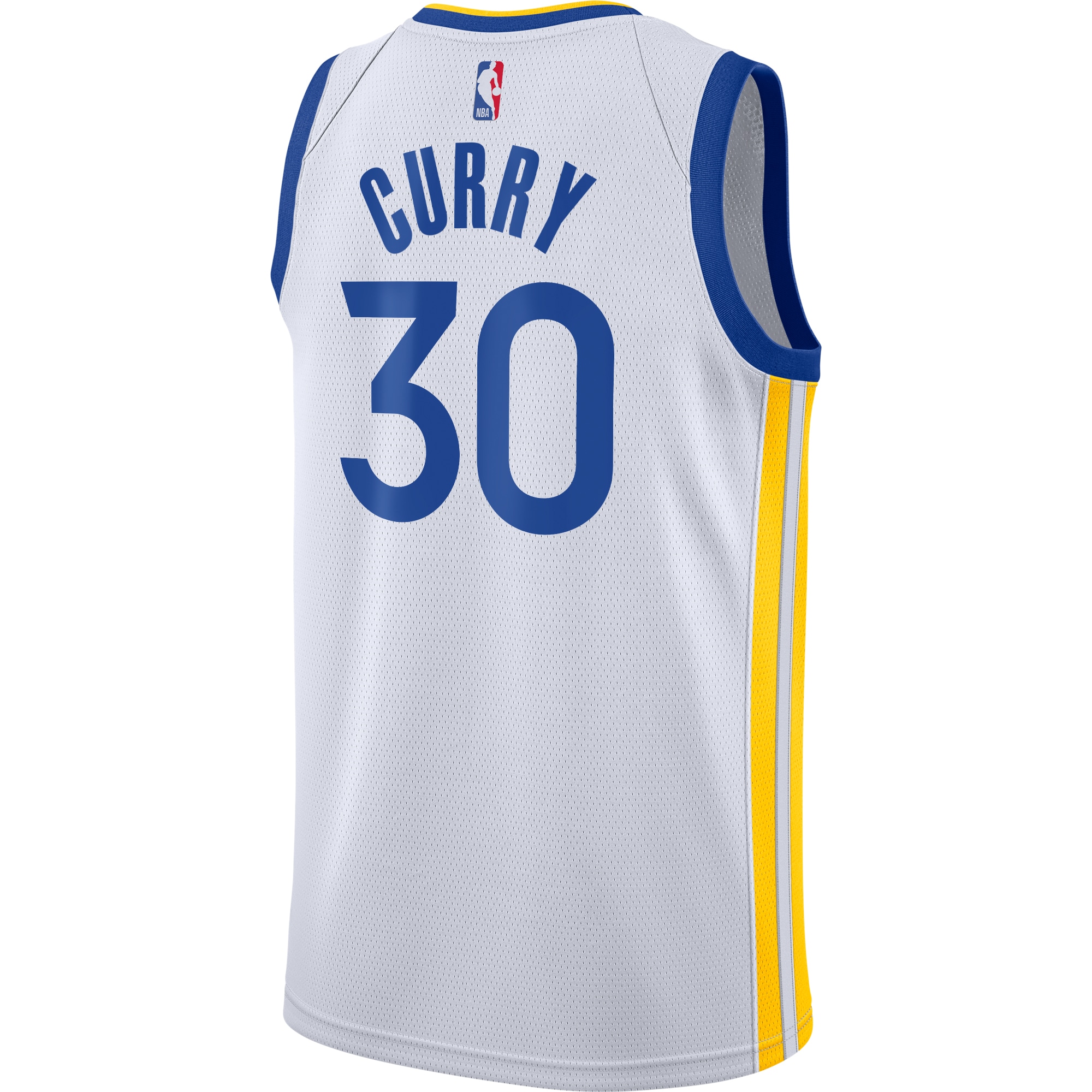 Golden State Warriors Association Edition Swingman White Stephen Curr NBA Jersey Youth