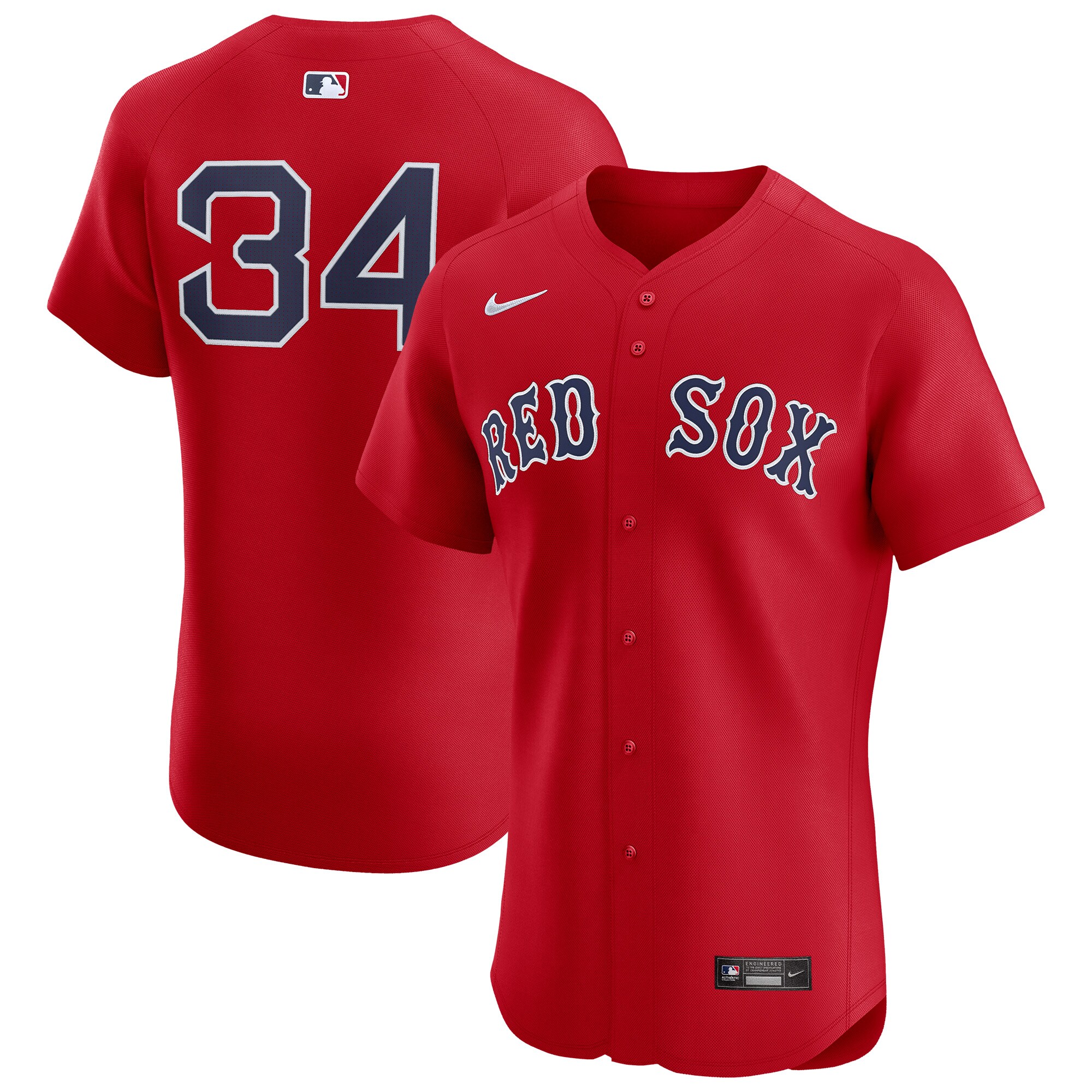Boston Red Sox David Ortiz Red Alternate Elite Player MLB Jersey Men's