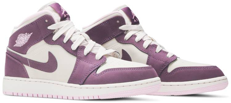 Air Jordan 1 Retro Mid GS Pro Purple 555112-500