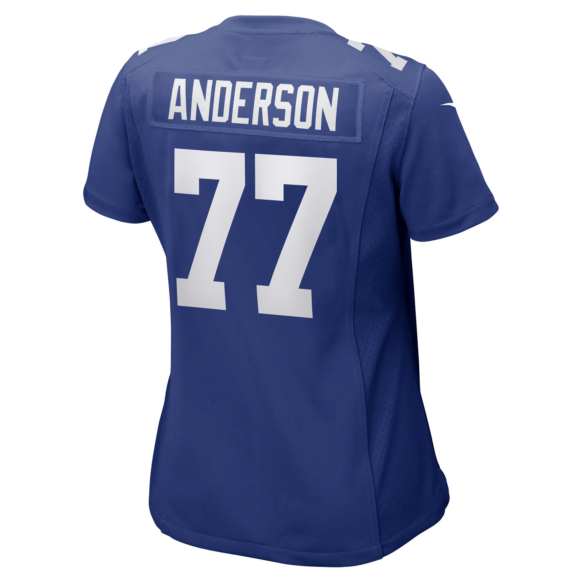 New York Giants Jack Anderson Royal Game Player NFL Jersey Women's