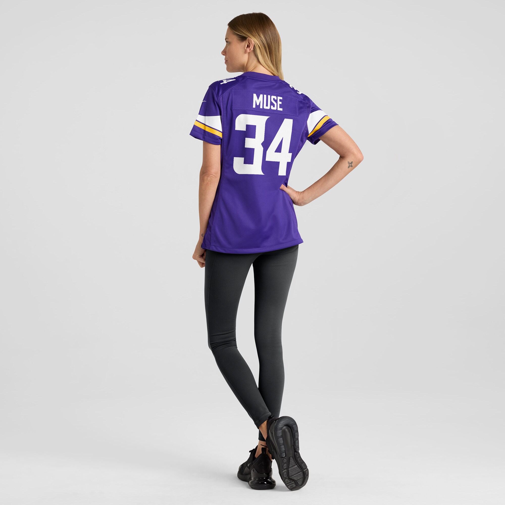 Minnesota Vikings Nick Muse Purple Home Game Player NFL Jersey Women's