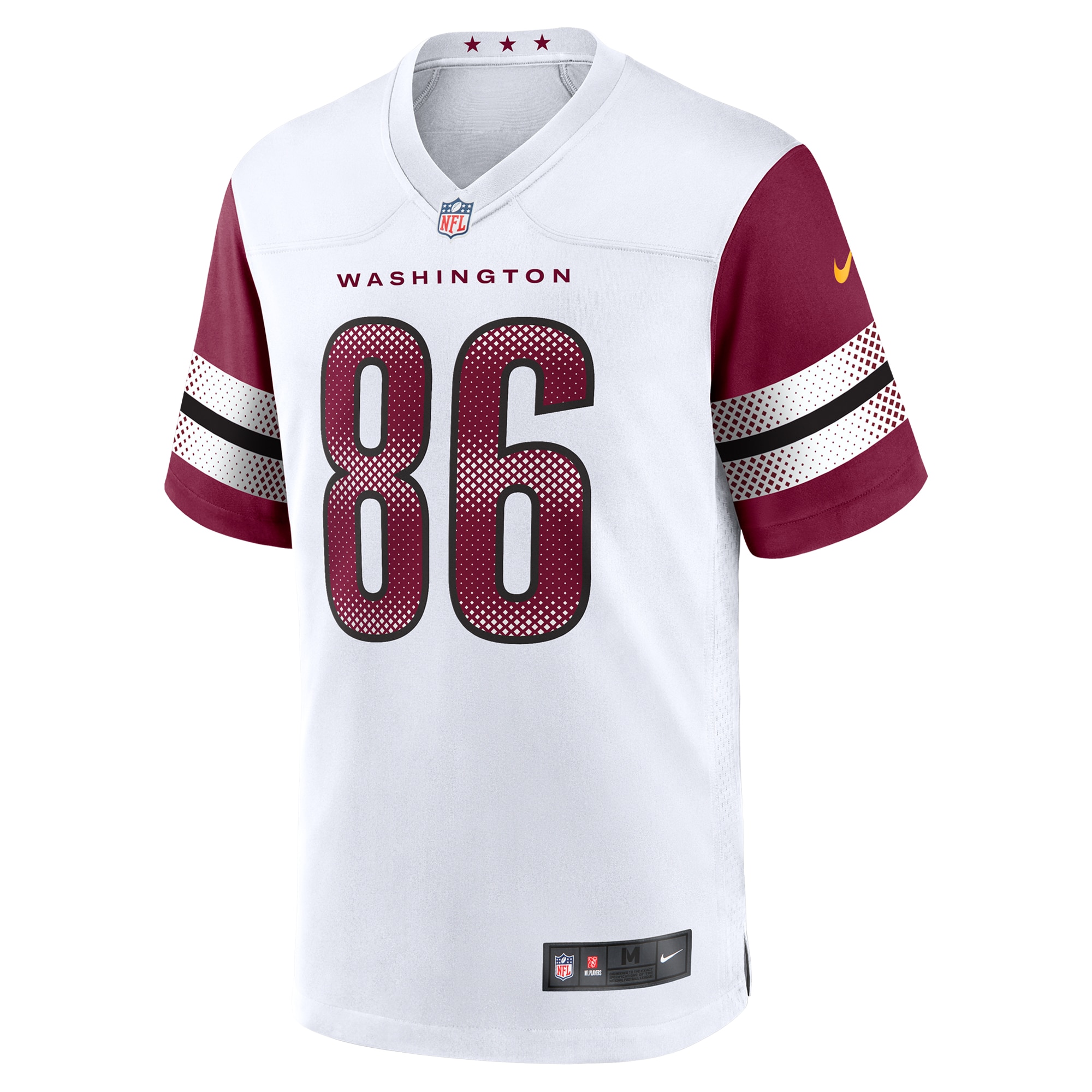 Washington Commanders Zach Ertz White Game NFL Jersey Men's