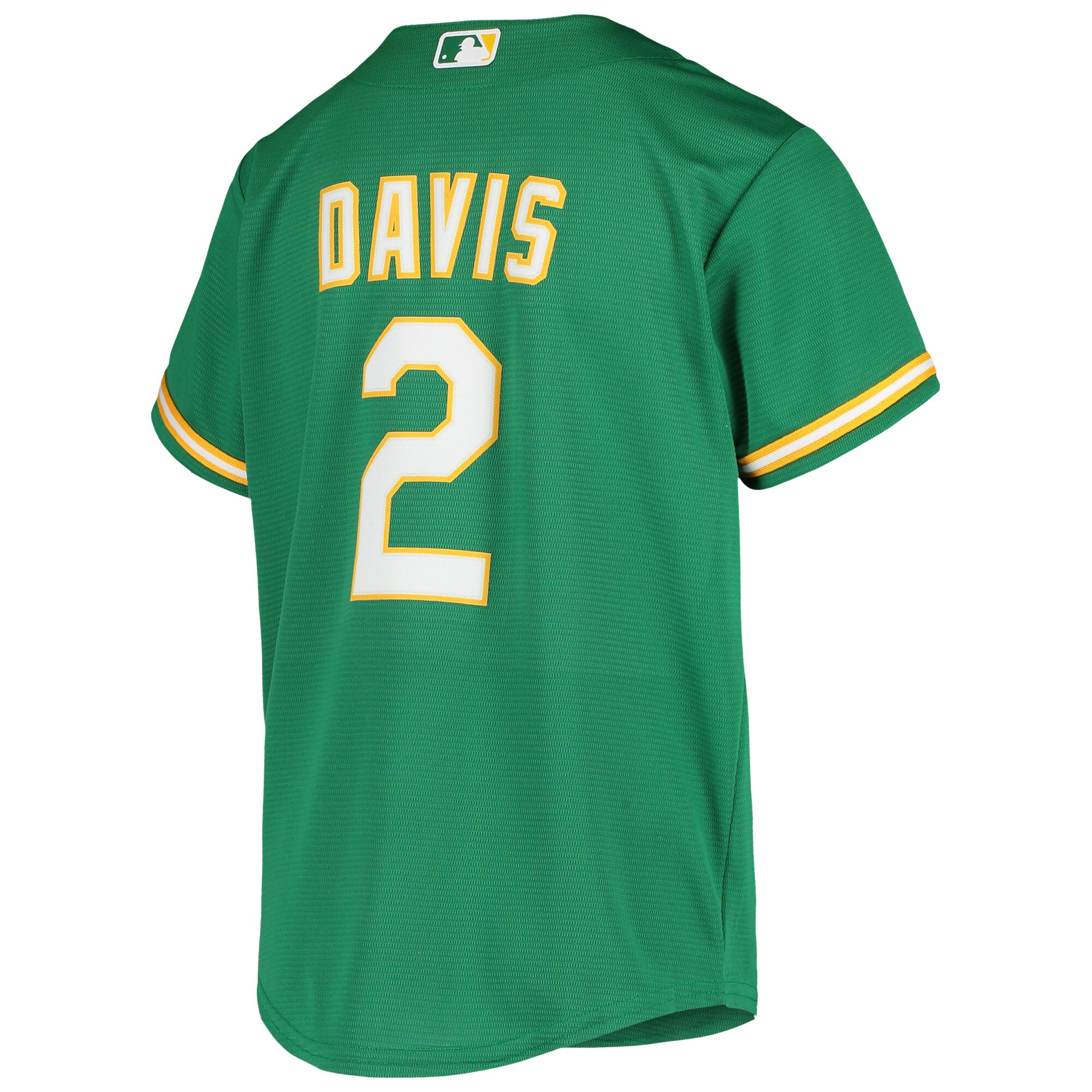 Oakland Athletics Khris Davis Green Alternate MLB Jersey Youth
