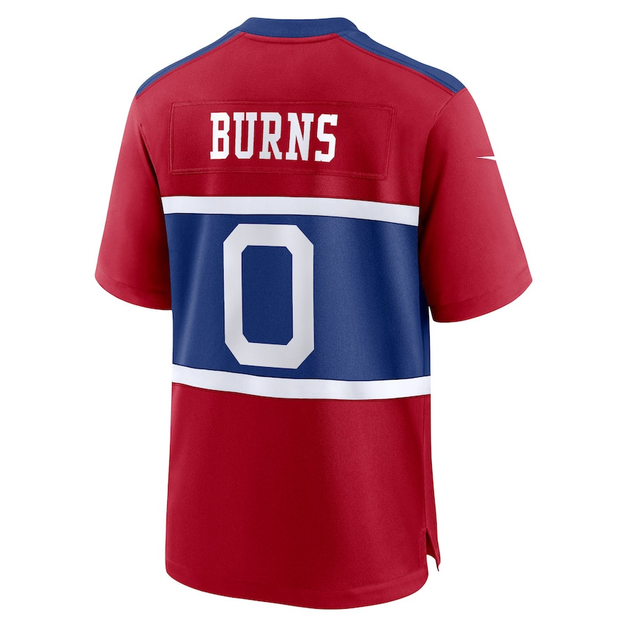 Brian Burns 0 New York Giants Alternate Player Game Century Red NFL Jersey Youth