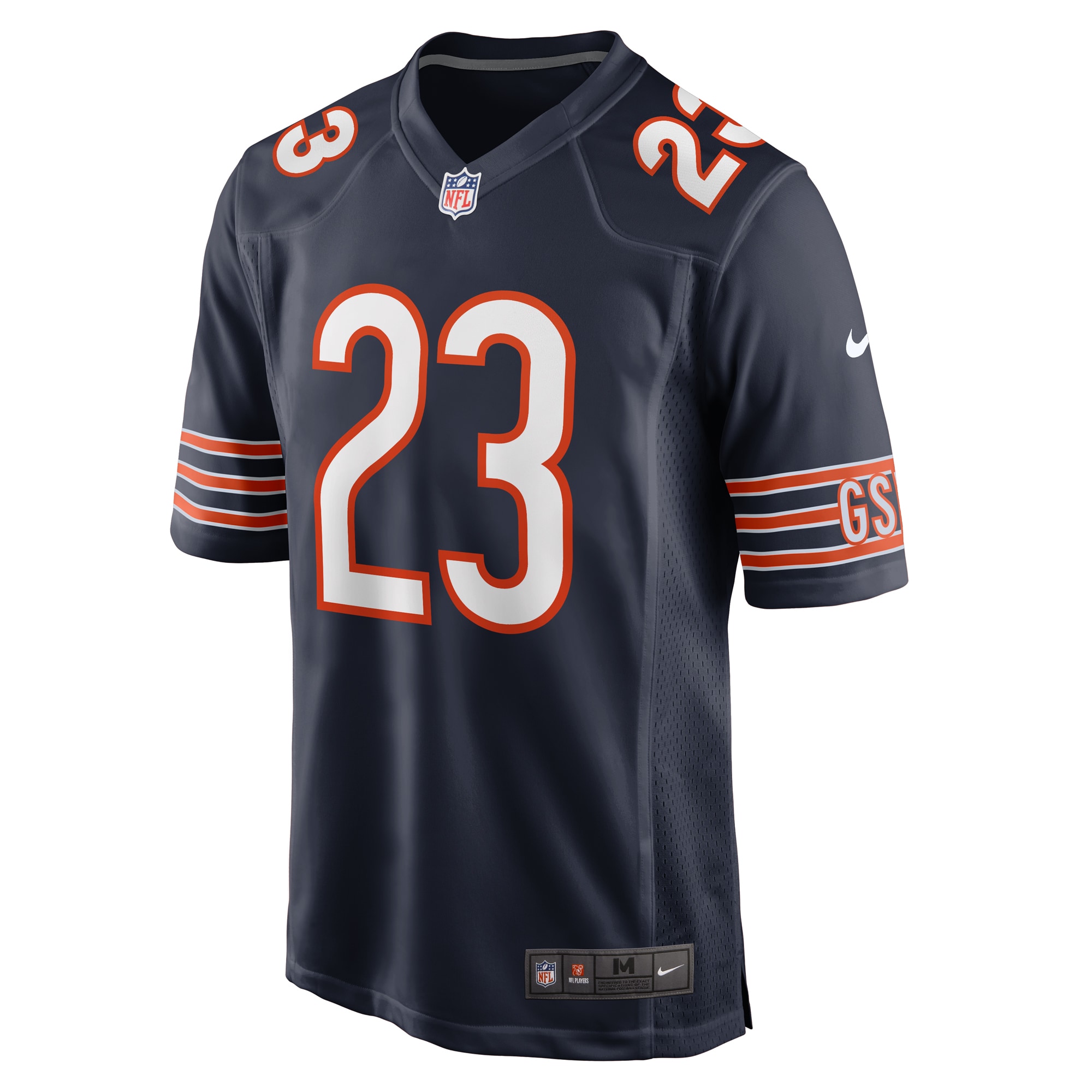 Chicago Bears Roschon Johnson Navy Team Game NFL Jersey Men's