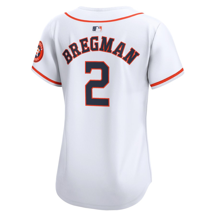 Alex Bregman 2 Houston Astros Home Limited Player White MLB Jersey Women's