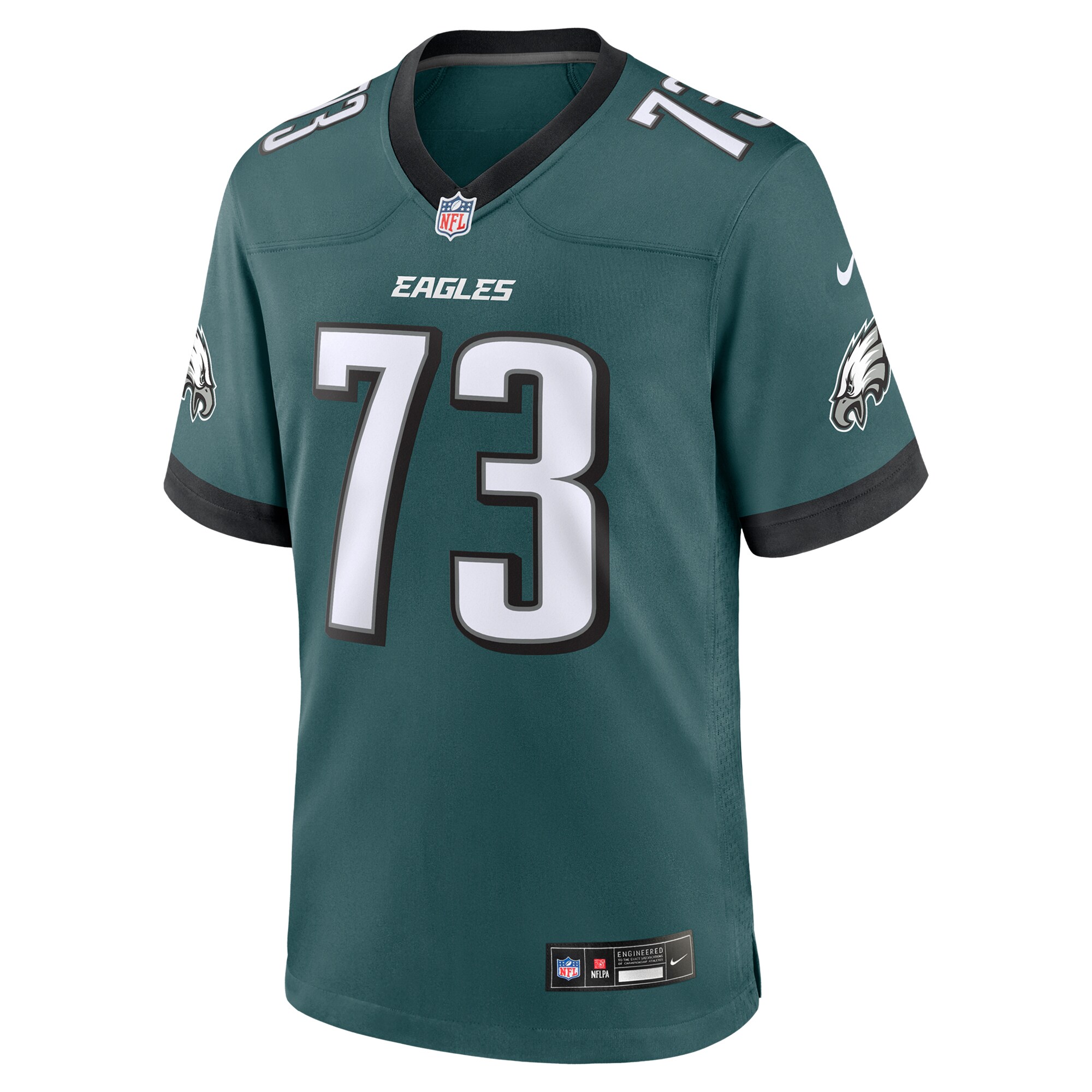 Philadelphia Eagles Le'Raven Clark Midnight Green Team Game NFL Jersey Men's