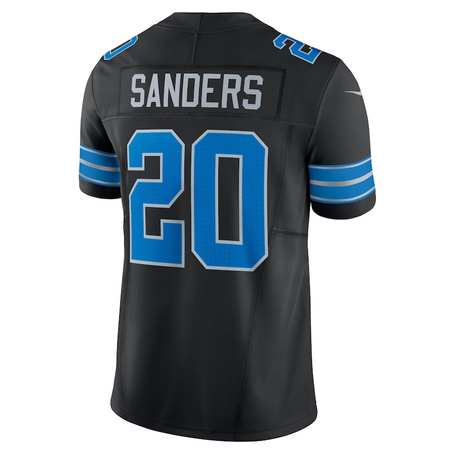 Barry Sanders 20 Detroit Lions 2nd Alternate Vapor F.U.S.E. Limited Black NFL Jersey Men's