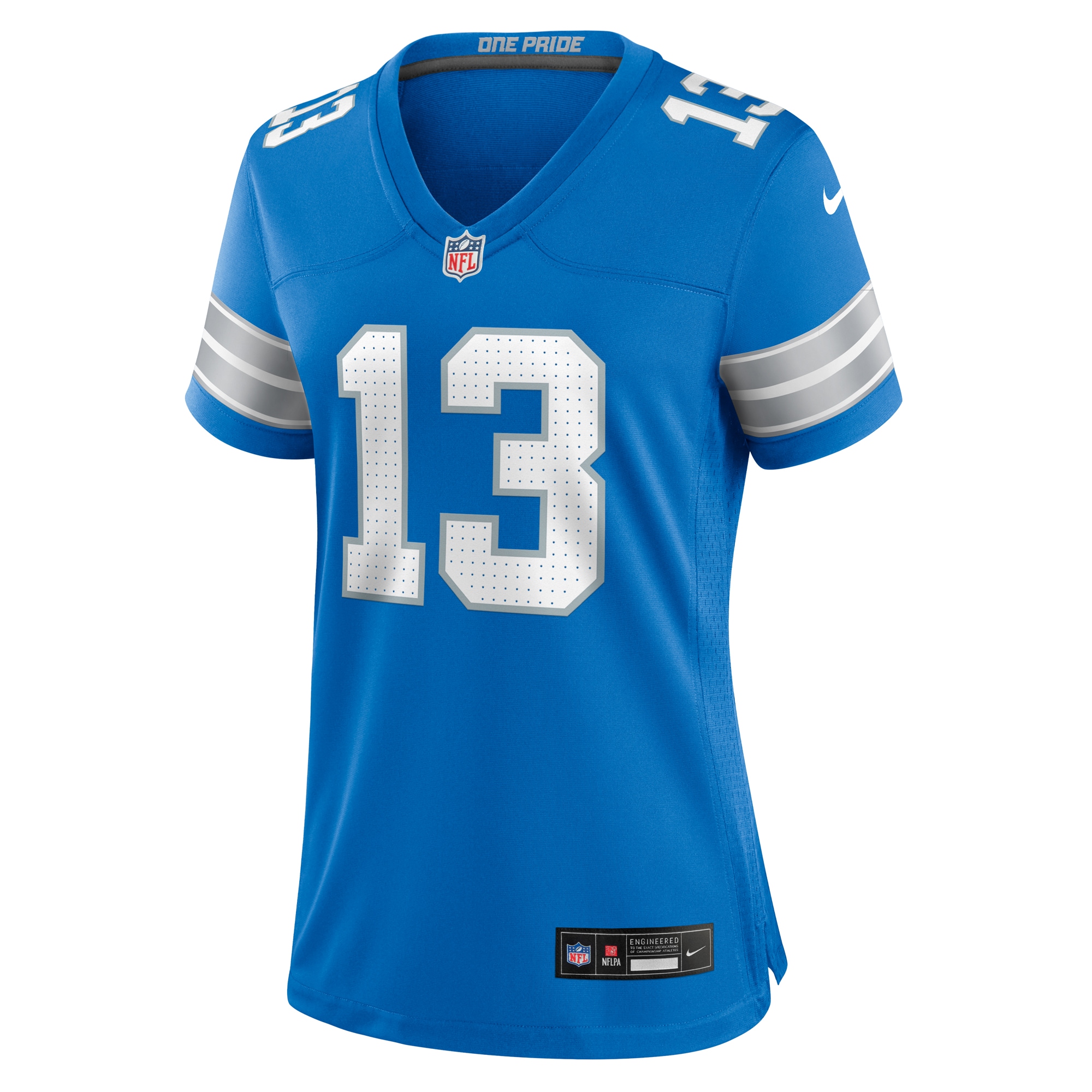 Detroit Lions Craig Reynolds Blue Team Game NFL Jersey Women's