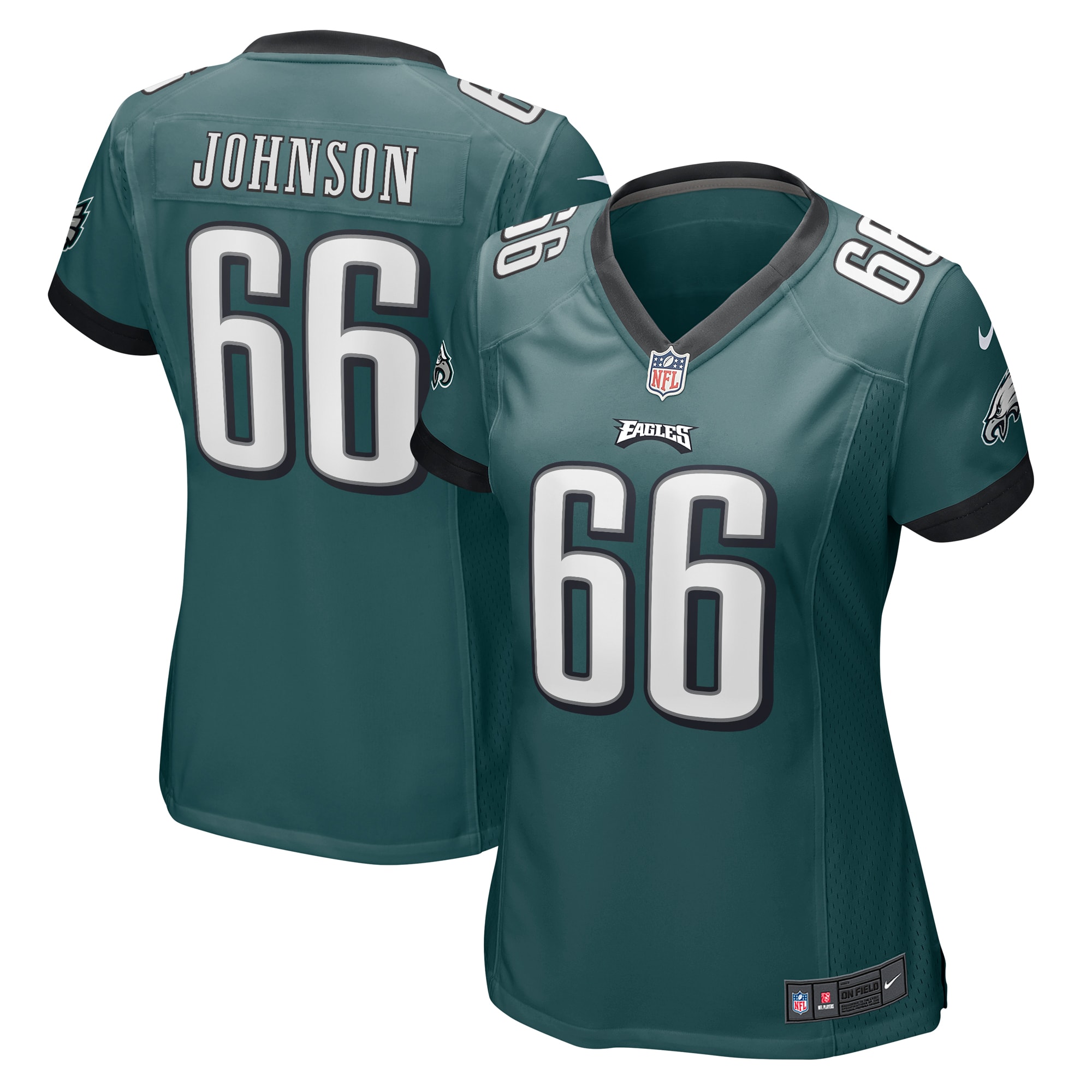 Roderick Johnson Philadelphia Eagles Nike Women's  Game Jersey - Midnight Green