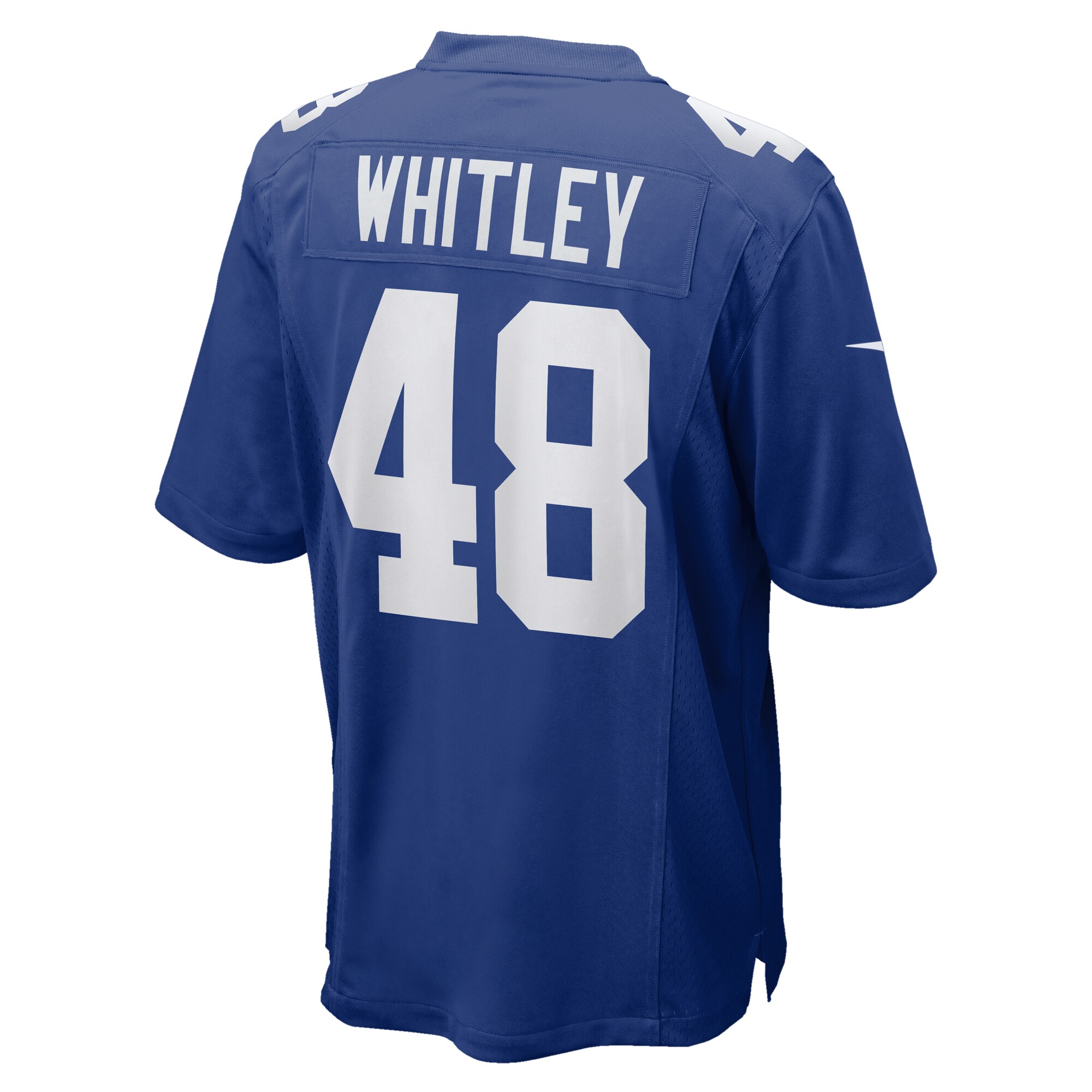 New York Giants Benton Whitley Royal Team Game NFL Jersey Men's